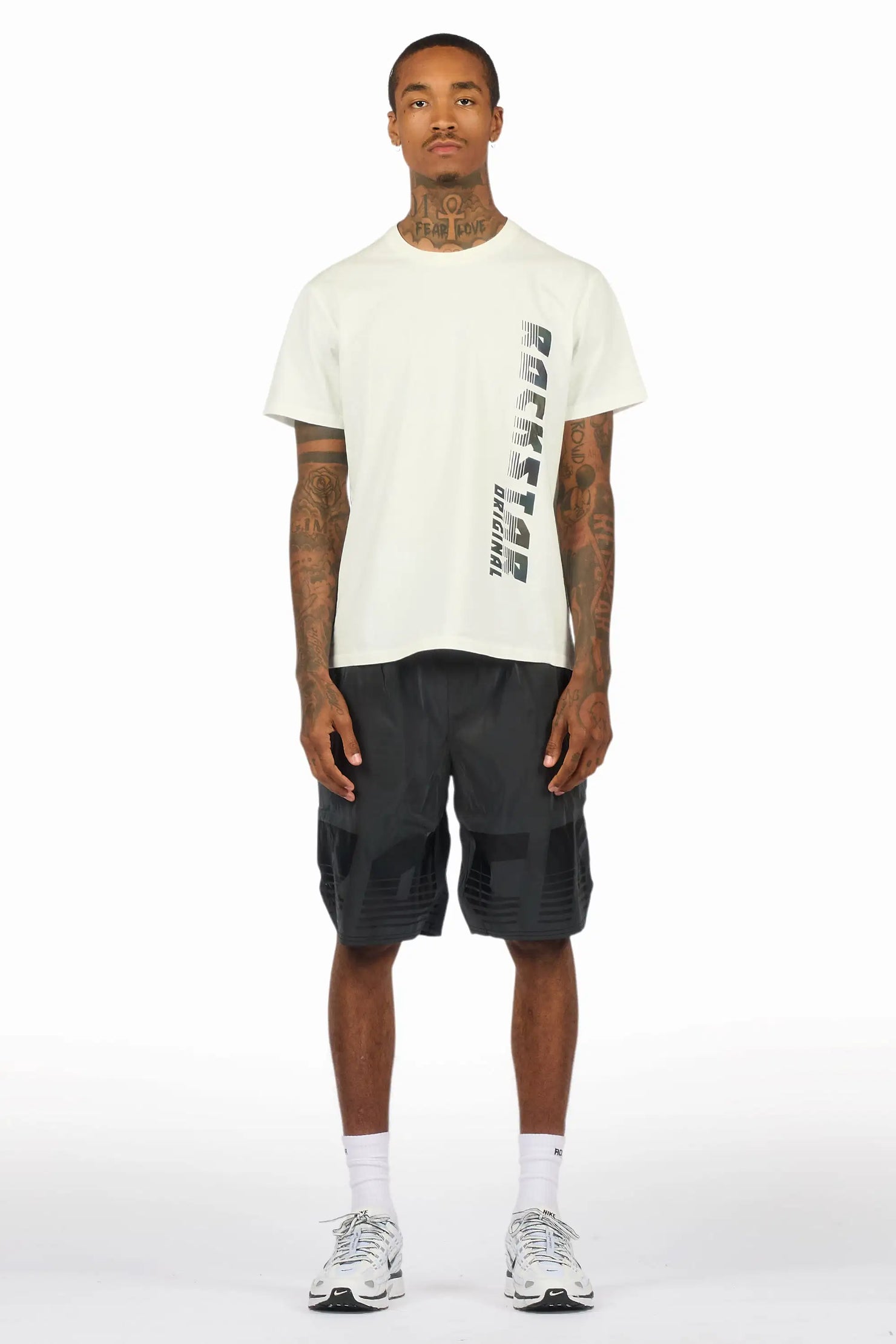 Xadrian White T-Shirt/Short Set