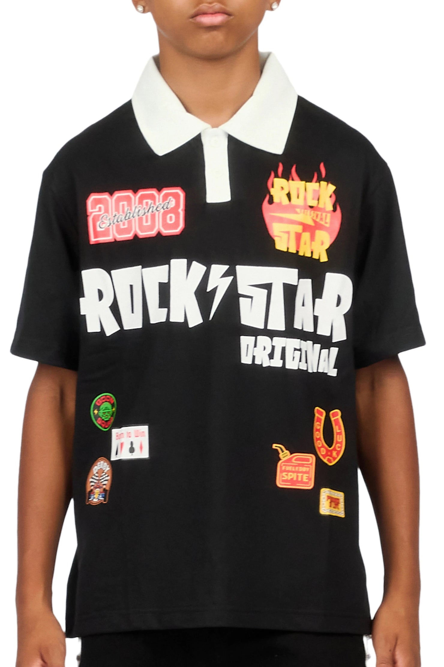 Boys Jimy Black Polo