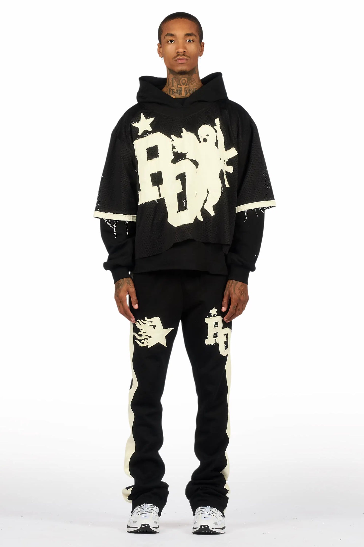 Pluton Black Stacked Track Set
