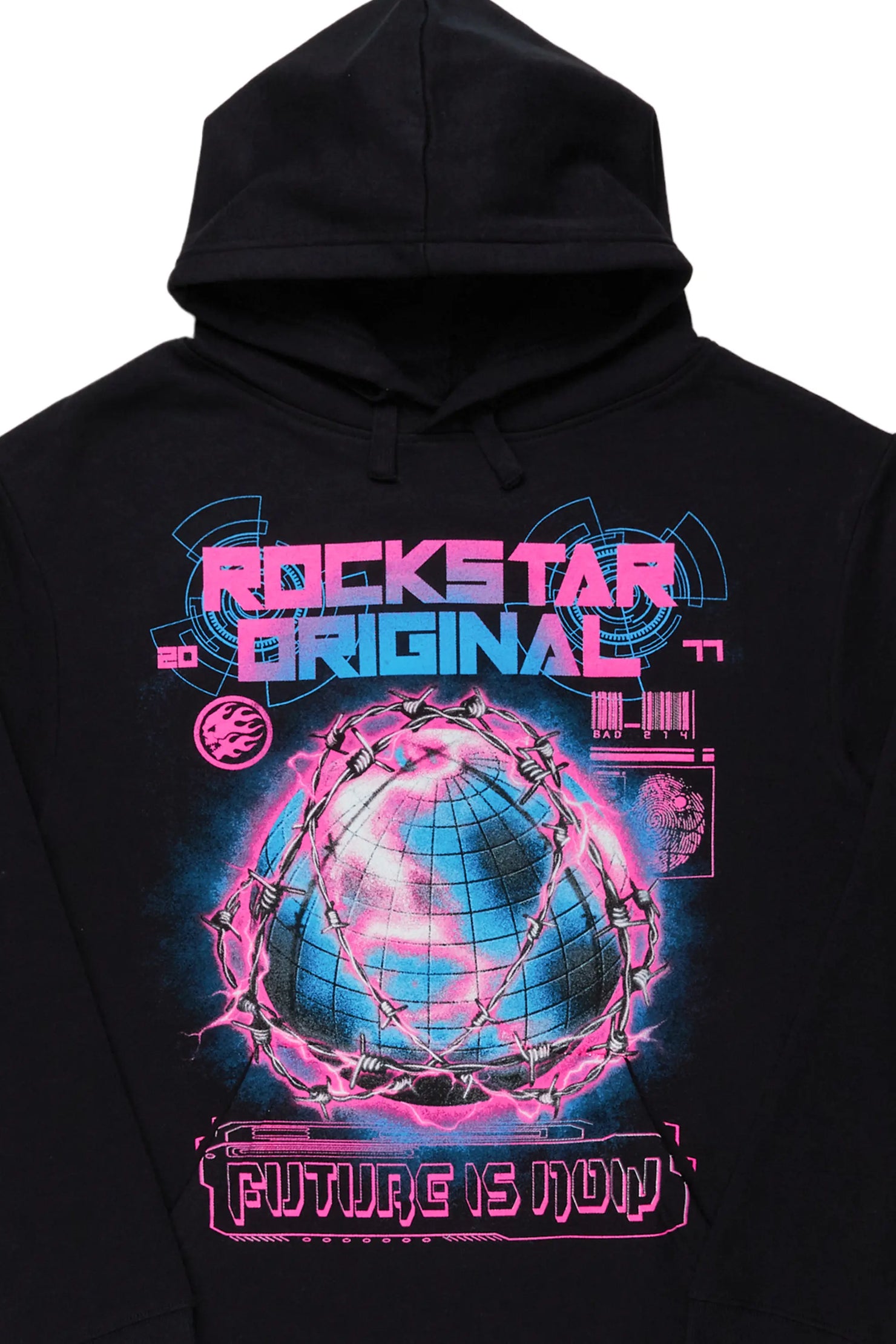 Kamari Black Oversized Hoodie