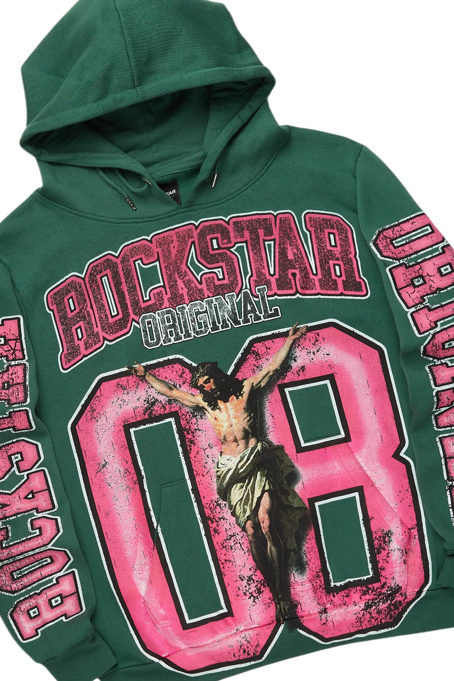 Fields Green Baggy Hoodie Track Set