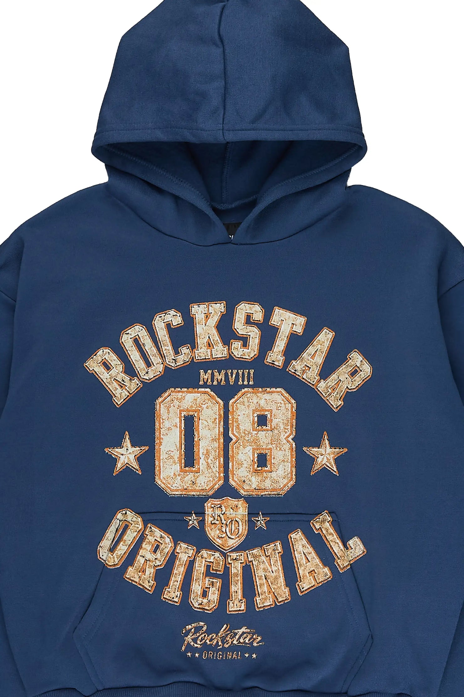 Boys Atramen Navy Graphic Hoodie