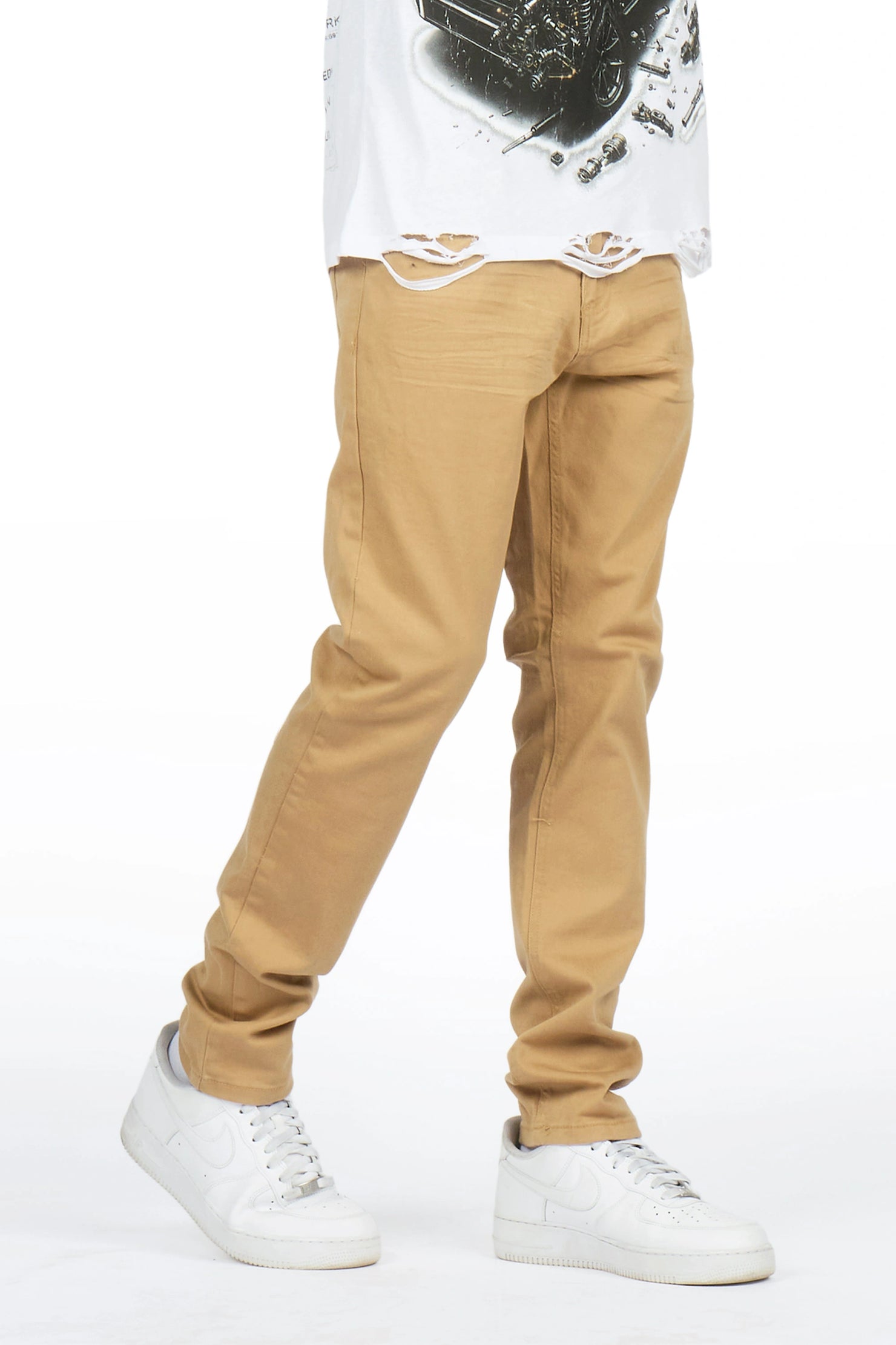 Devaughn Khaki Slim Fit Jean