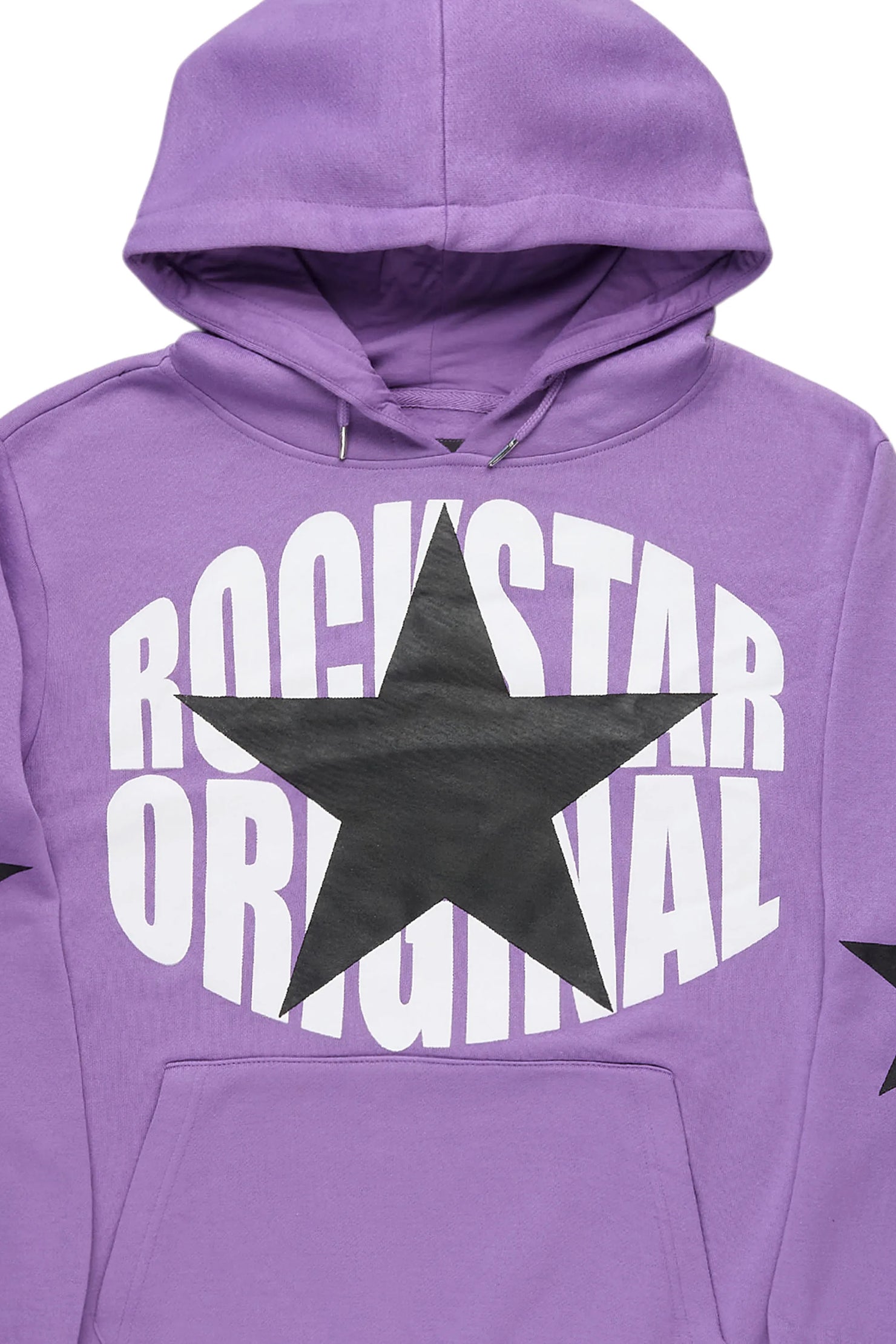 States Purple/Black Graphic Hoodie