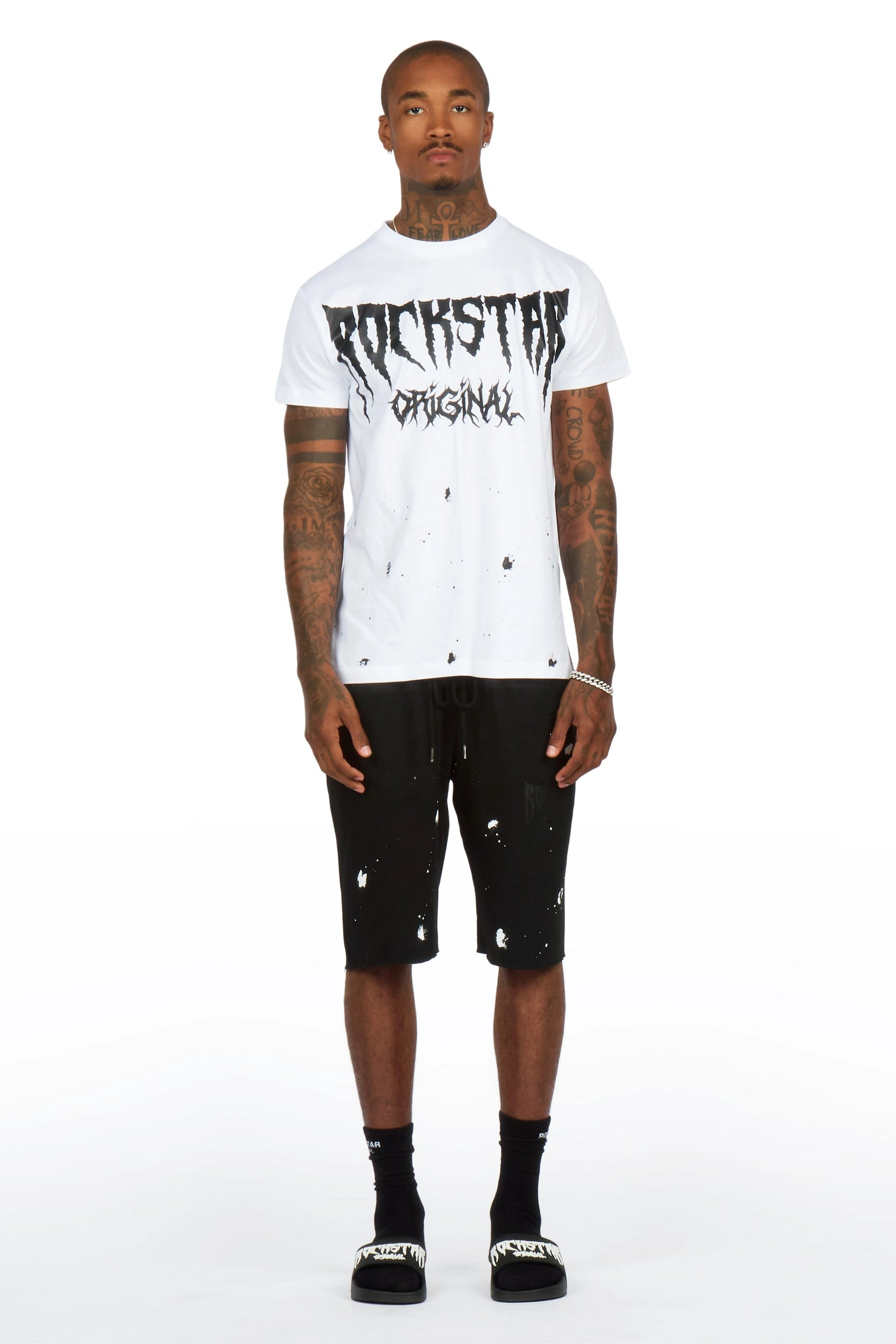 Twinkle 2.0 White/Black T-Shirt/Short Set