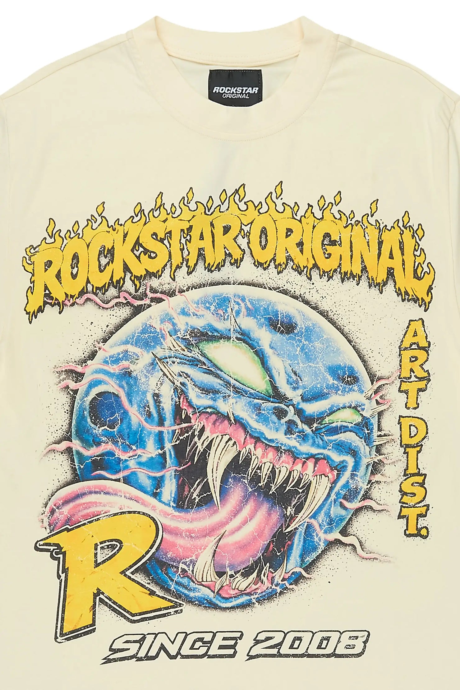 Boys Soren Cream Graphic T-Shirt