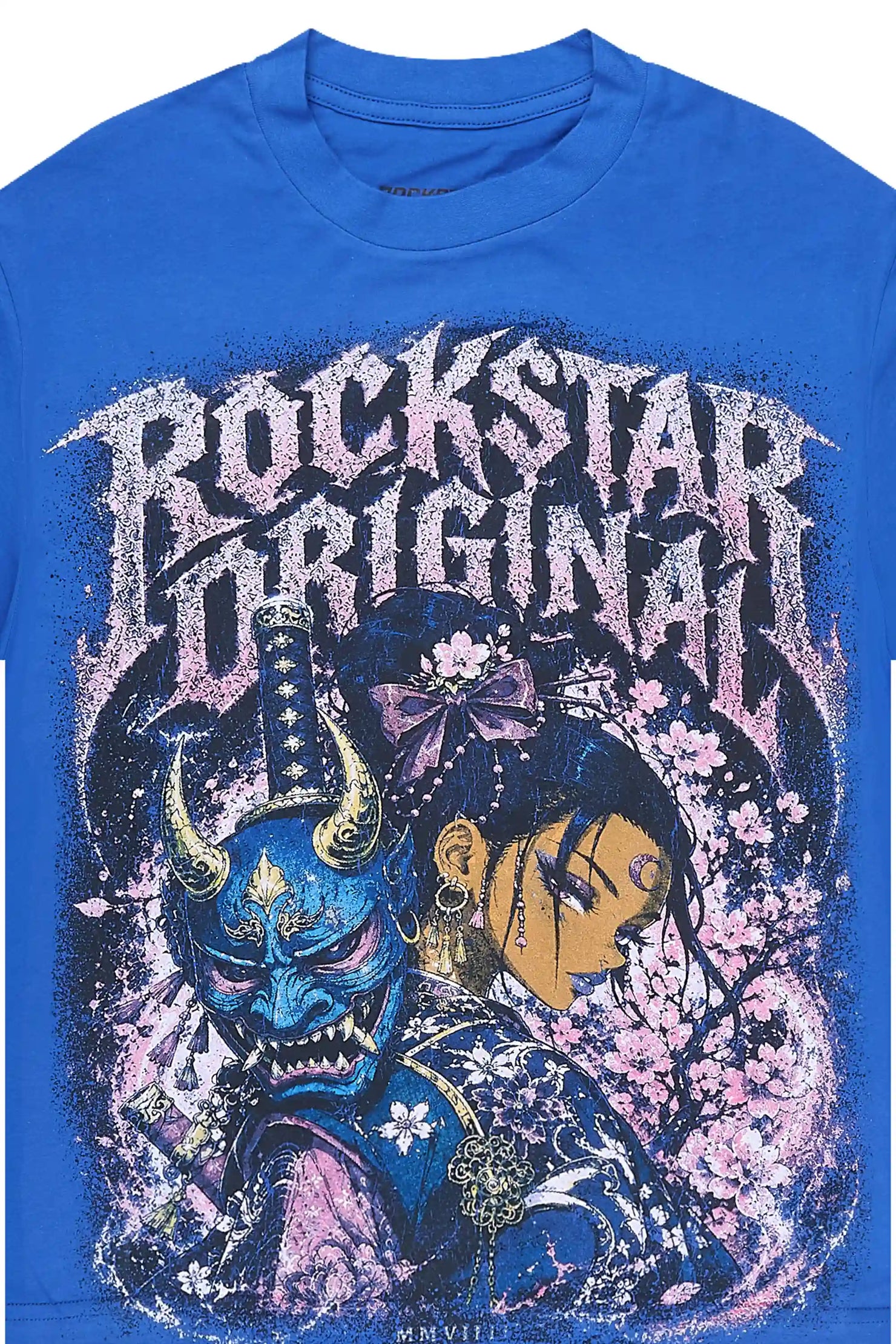 Boys Kavero Royal Blue Graphic T-Shirt