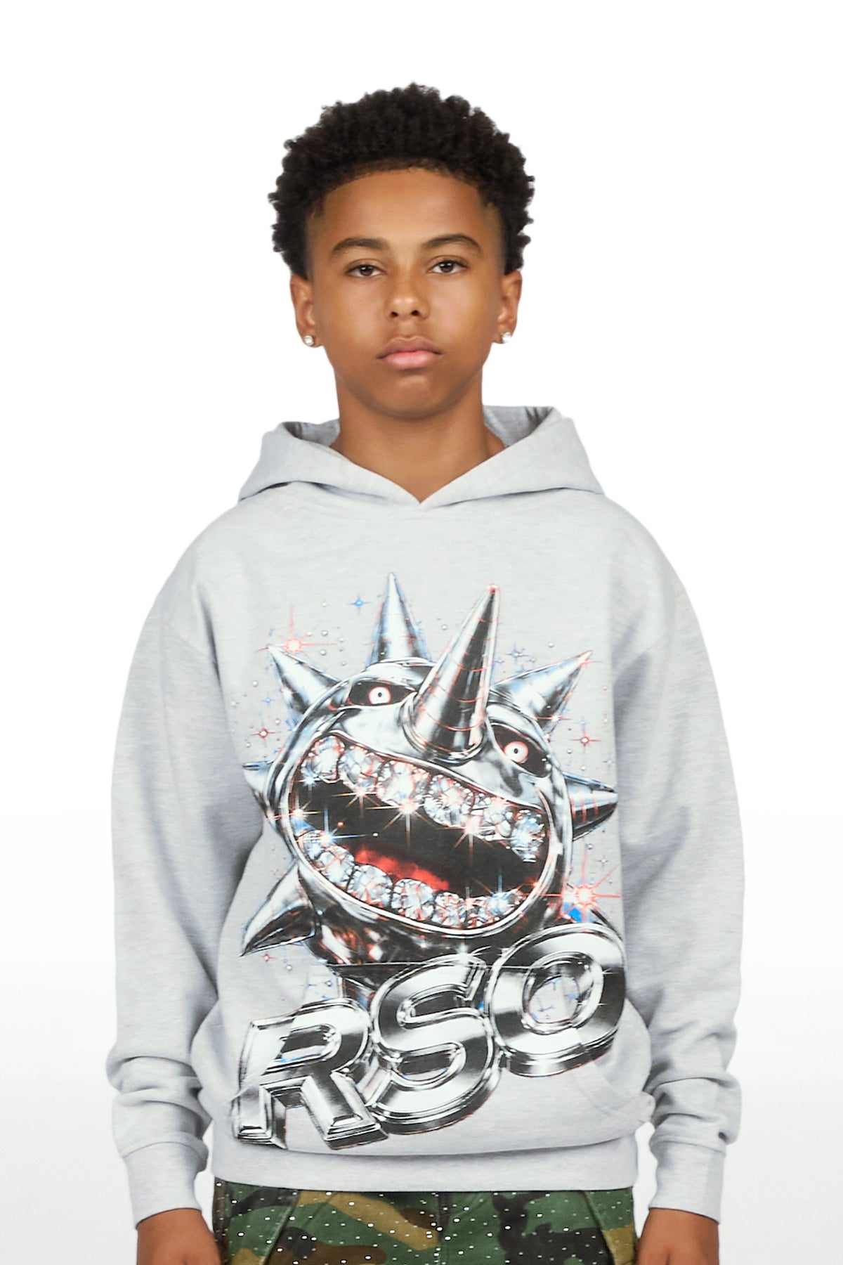 Boys Hagger Heather Grey Graphic Hoodie– Rockstar Original