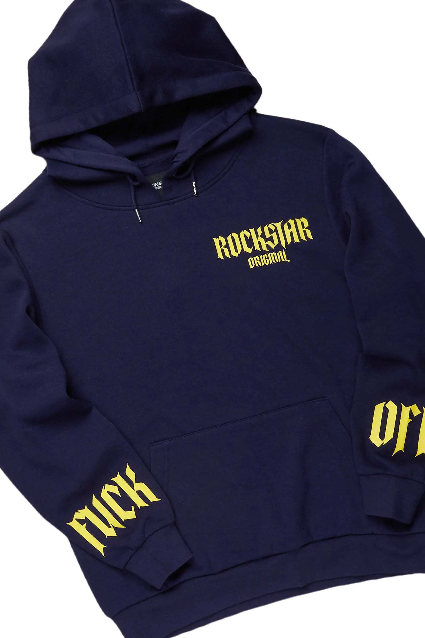 Omar Navy/Yellow Stacked Flare Track Set