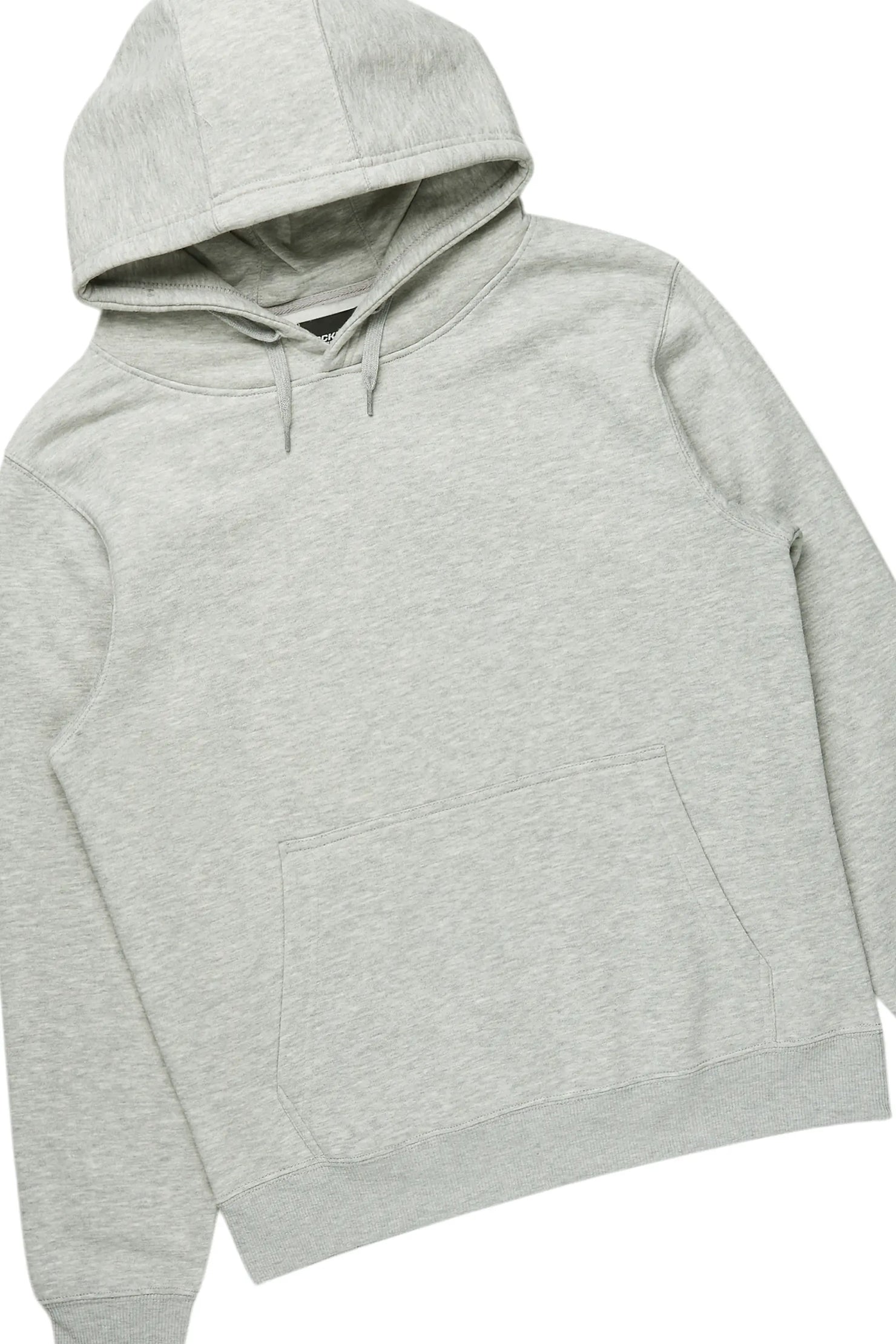 Basic Heather Grey Hoodie/Cargo Sweat Pant Set