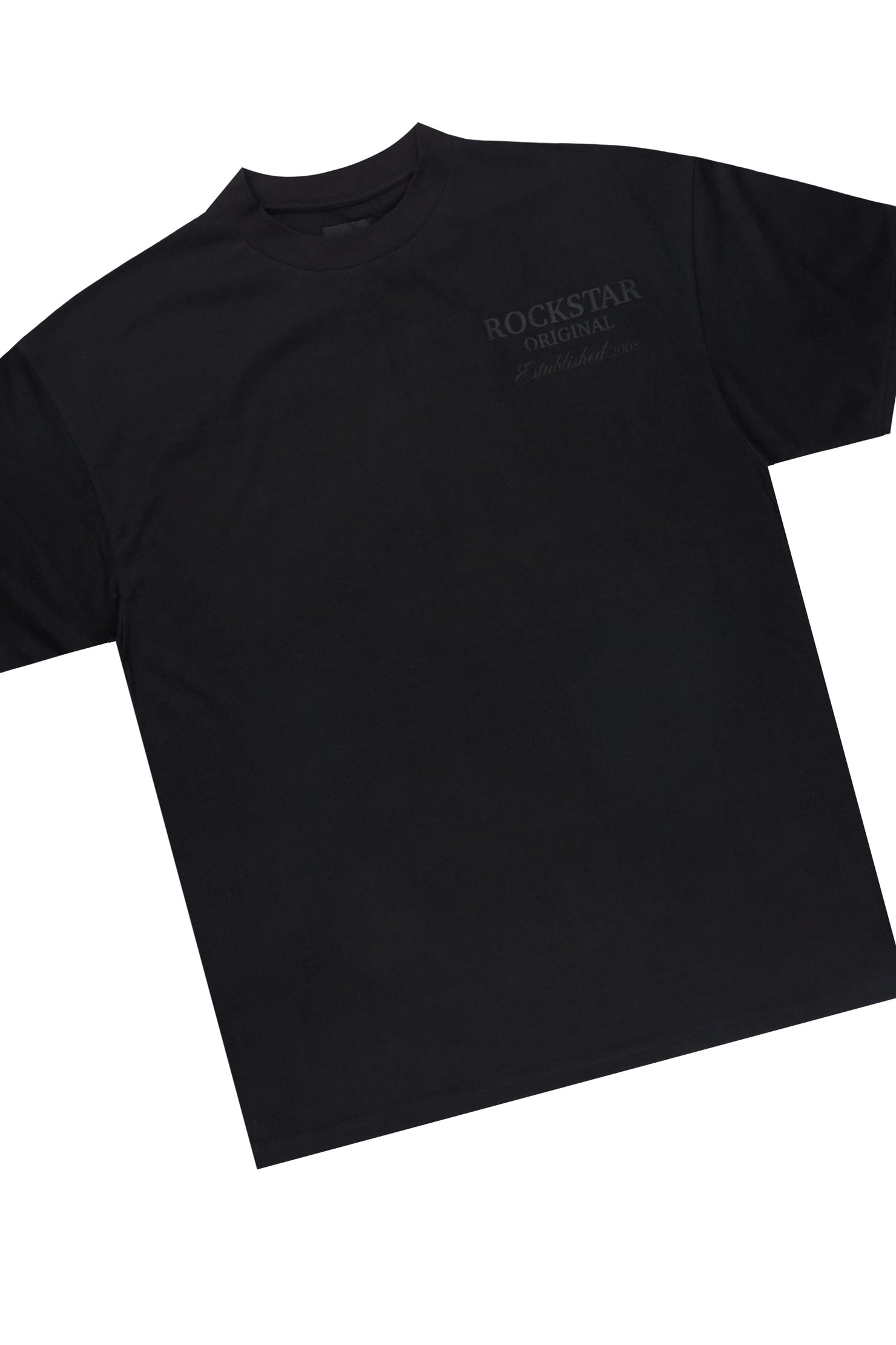 Maximillian Black T-Shirt/Barrel Fit Set