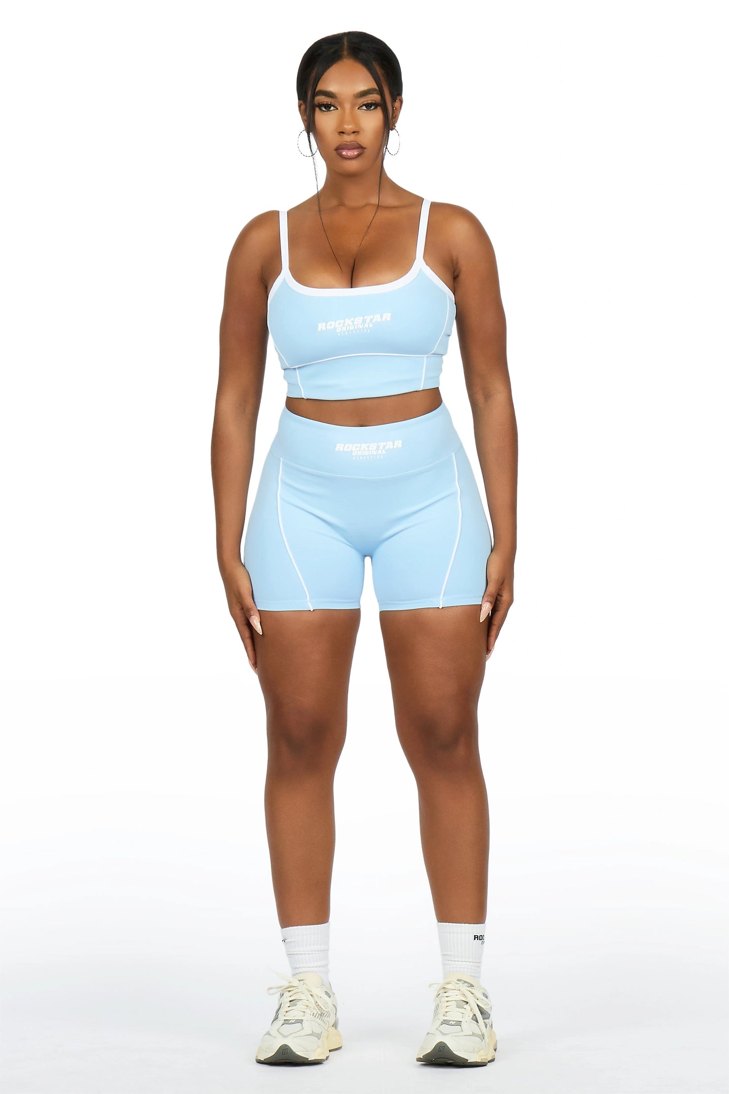 Lamiria Blue Active Bike Short Set