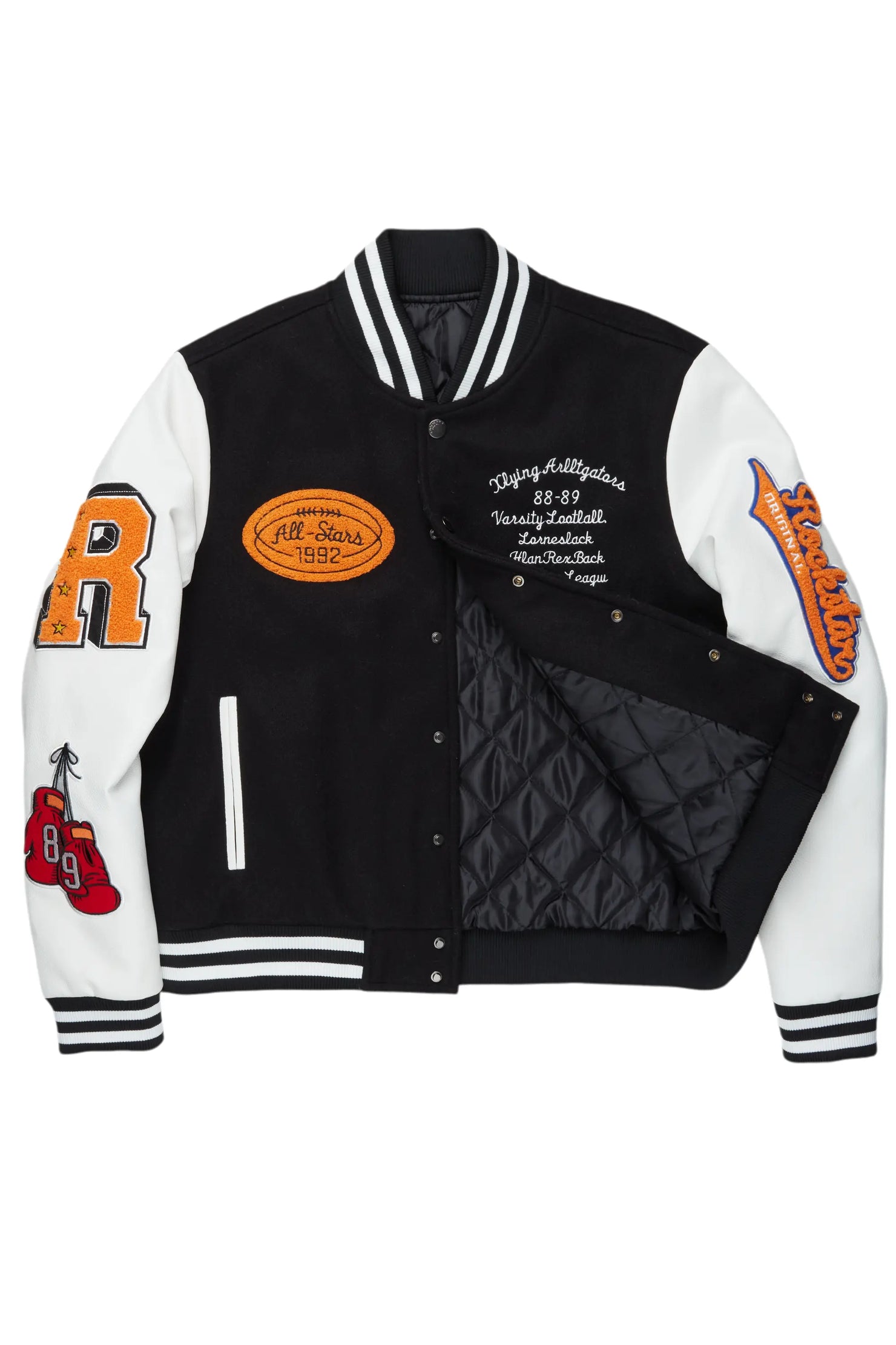 Eisen Black Varsity Jacket
