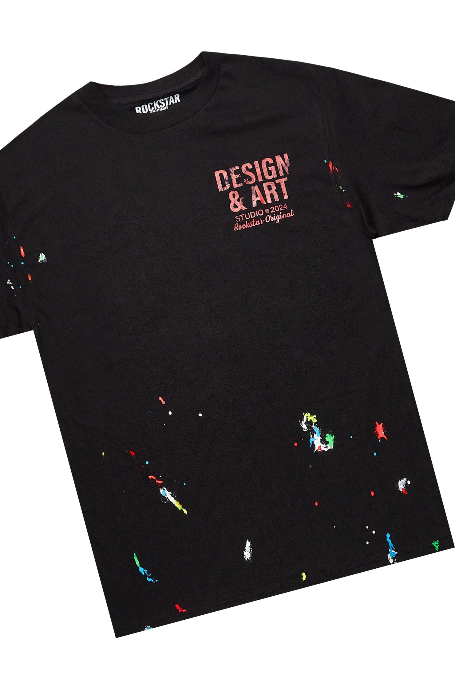 Mancha Black/Red T-Shirt Stacked Flare Track Set