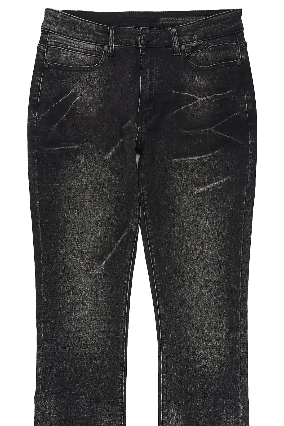 Belnav Black Stacked Jean