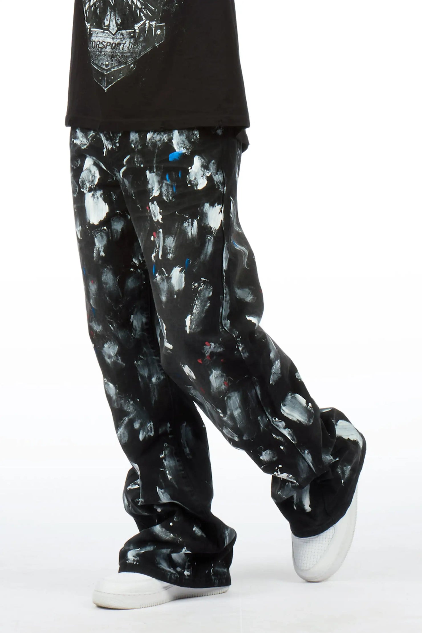 Novi Black Painter Baggy Fit Jean