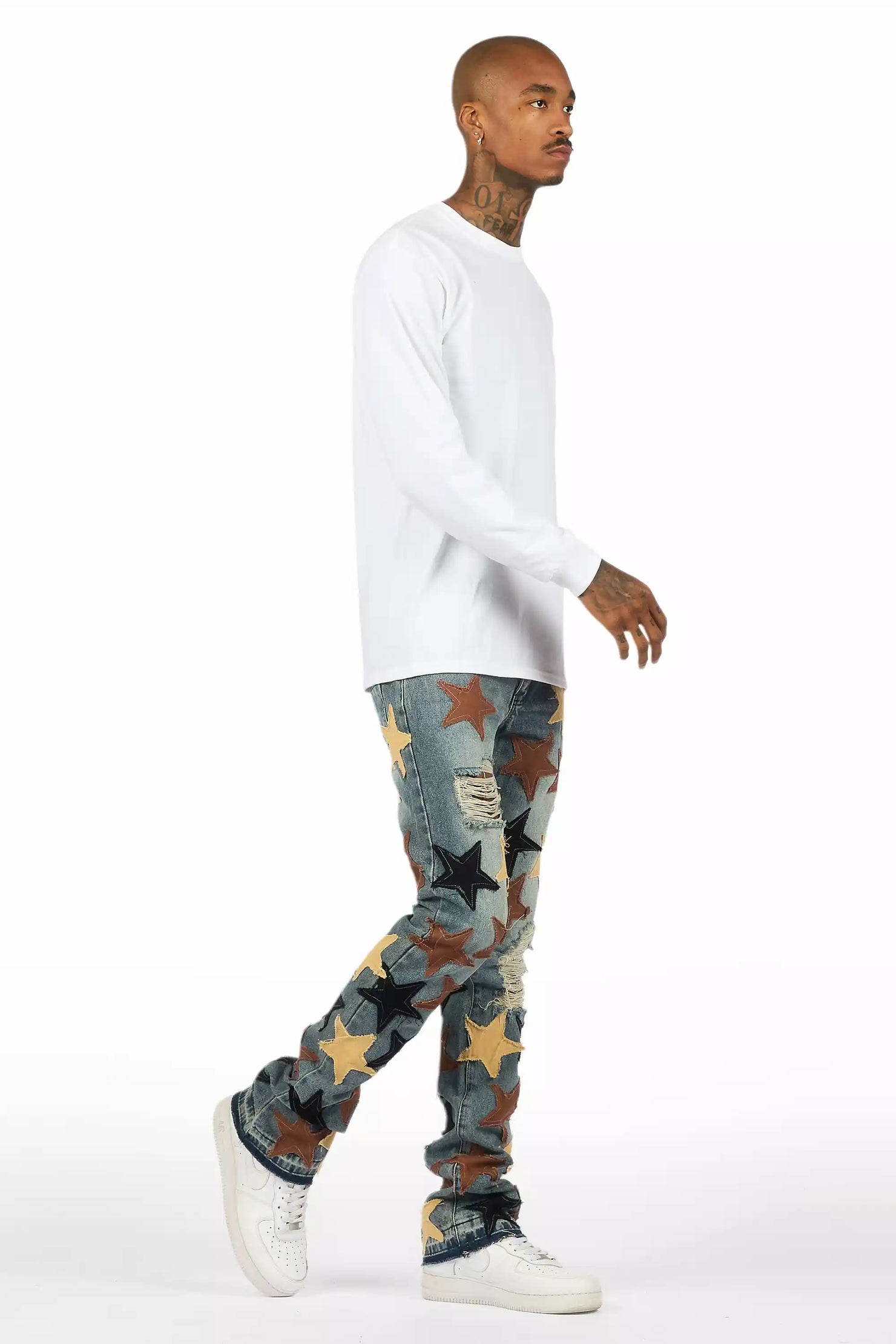 StarLane Vintage Stacked Flare Jean