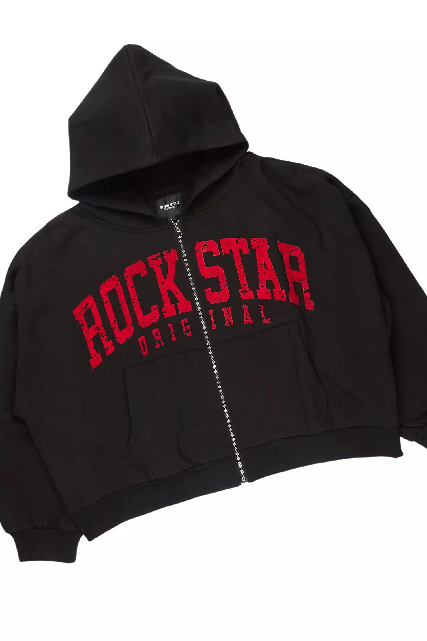 Warrior Black Hoodie Baggy Fit Pant Track Set