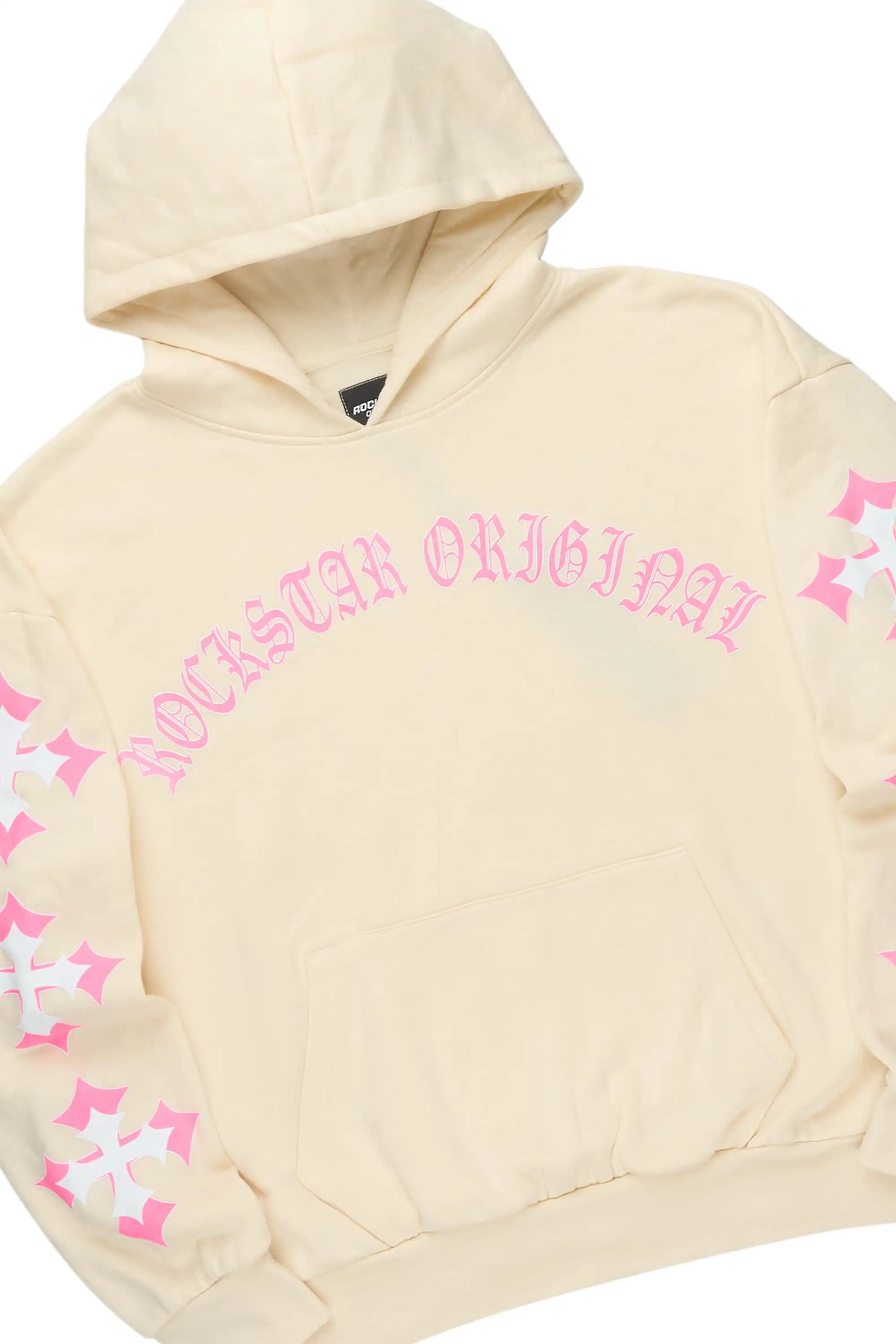 Kiyah Beige Baggy Fit Track Set