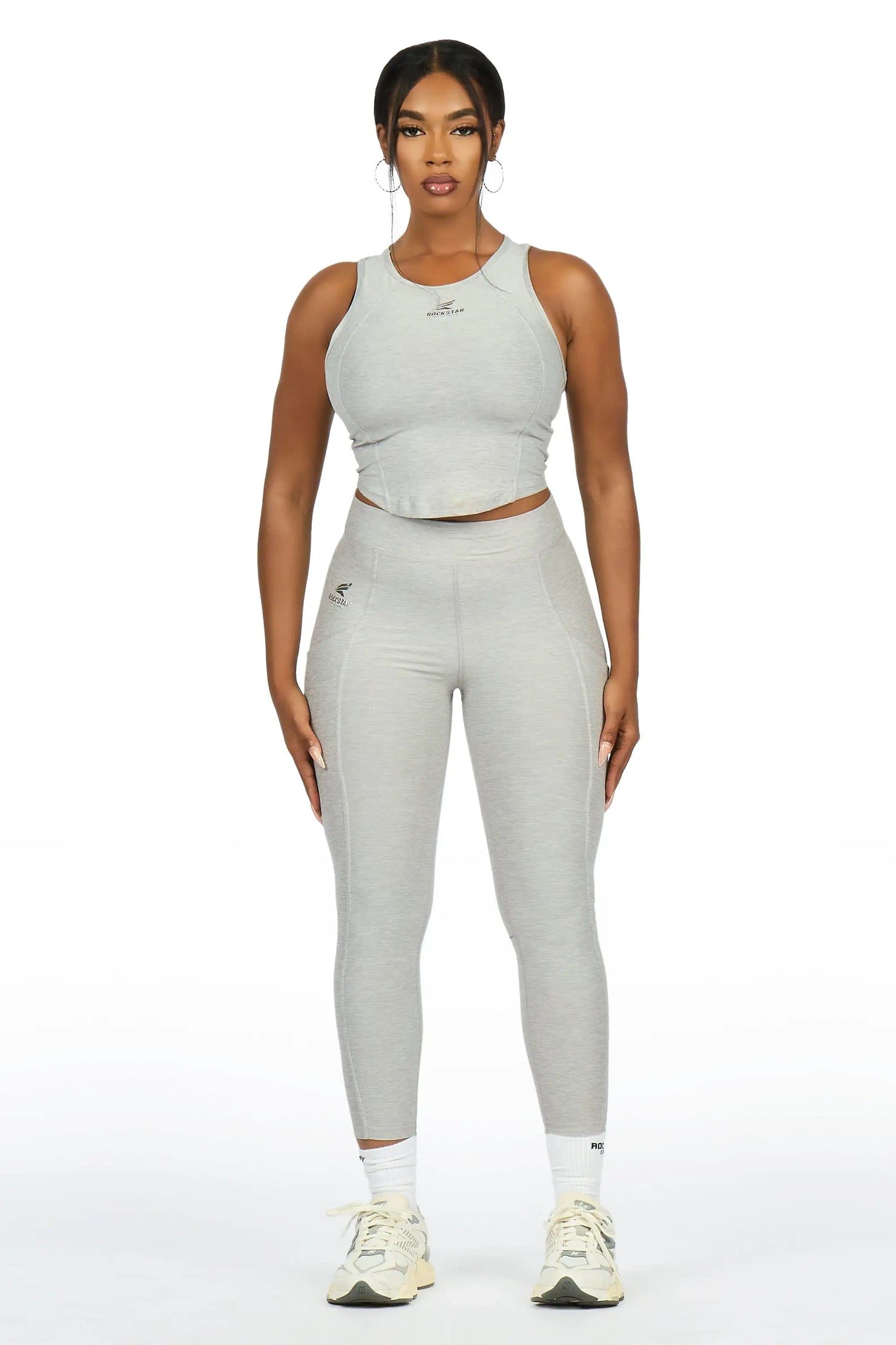 Laveta Grey Tank Active Set