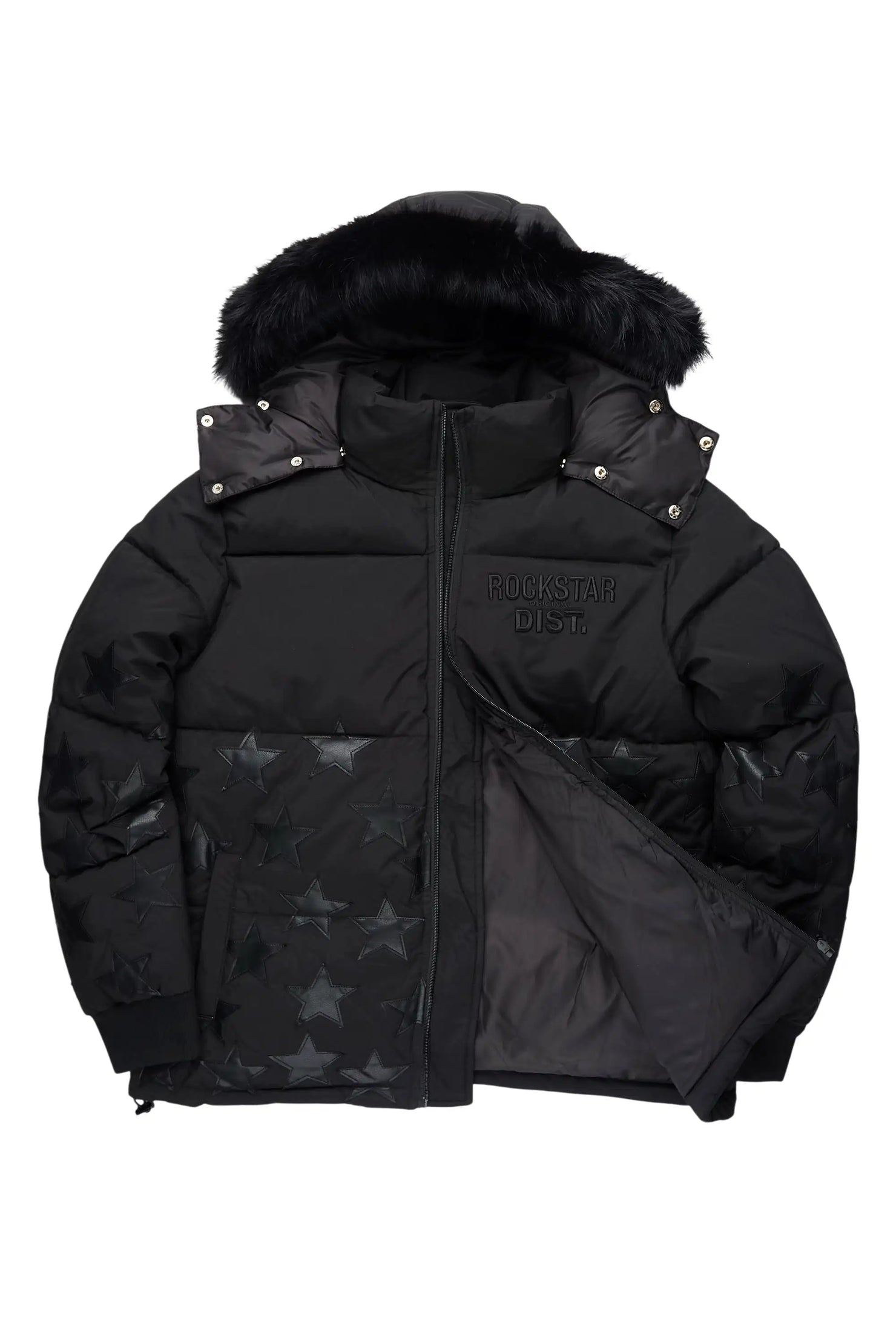 Starlane Black Puffer Jacket