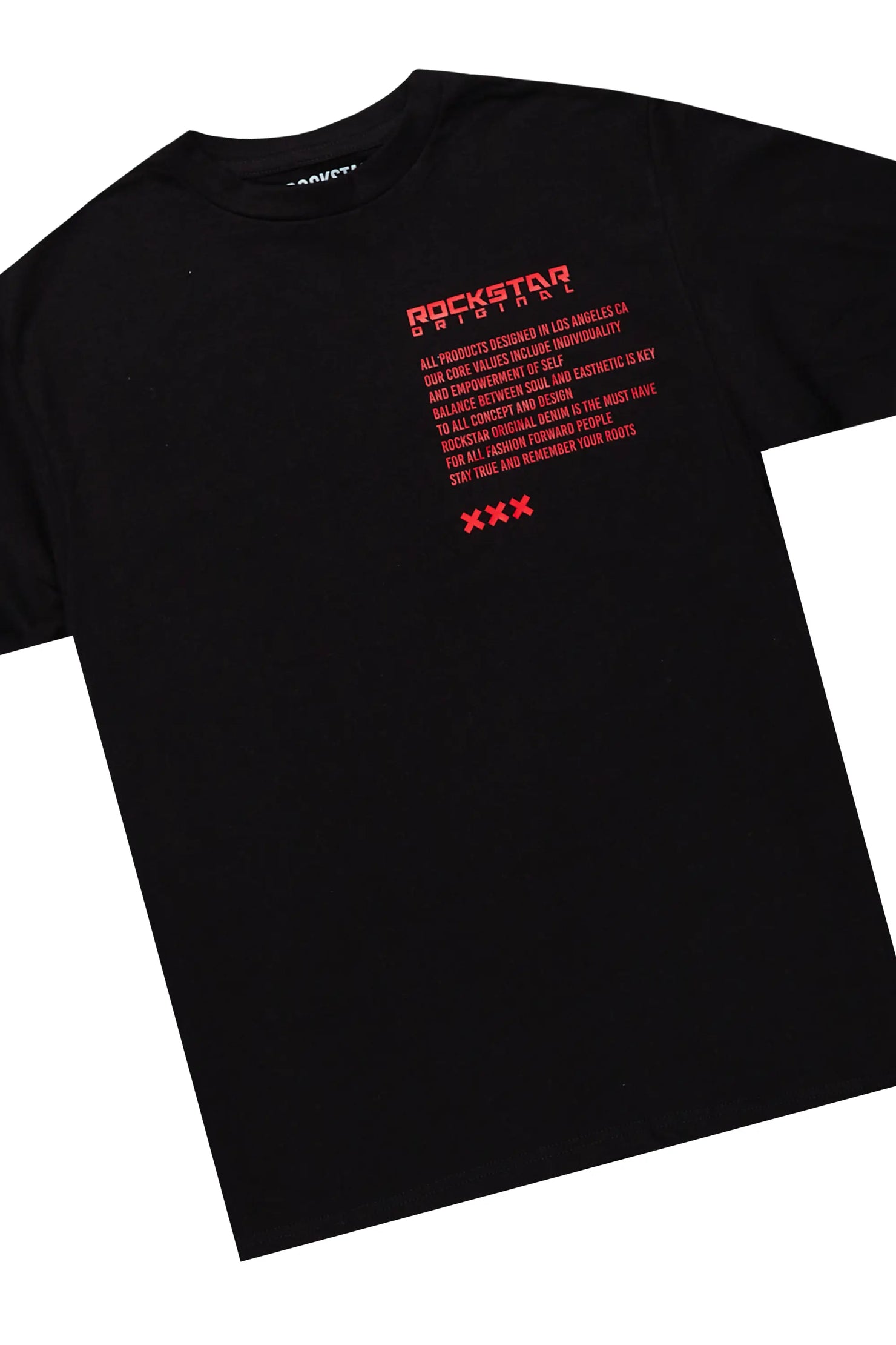 Jash Black/Red Short Set