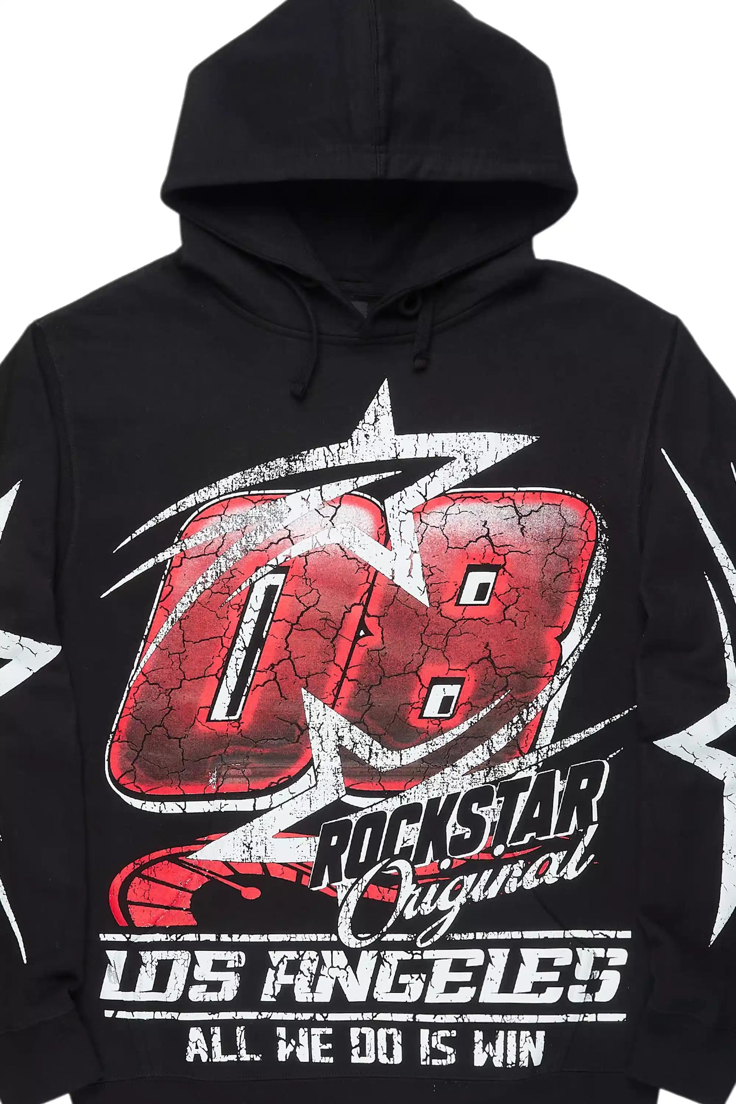 Kastell Black Graphic Hoodie