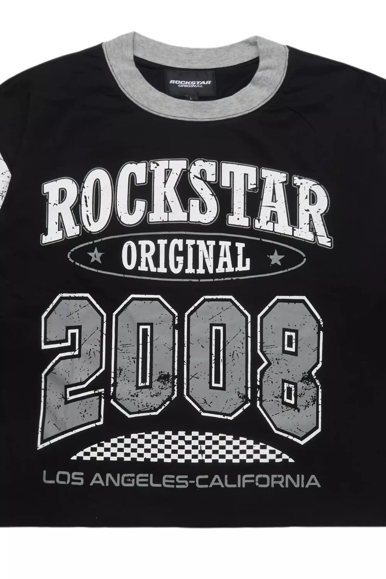 Jaren Black Boxy Crop T-Shirt