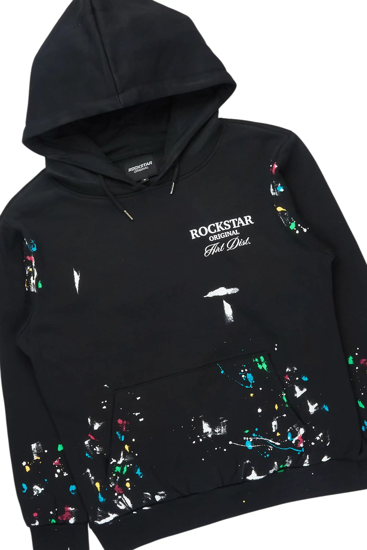 Art Dist 2.0 Black/Multi Hoodie/Stacked Flare Track Set