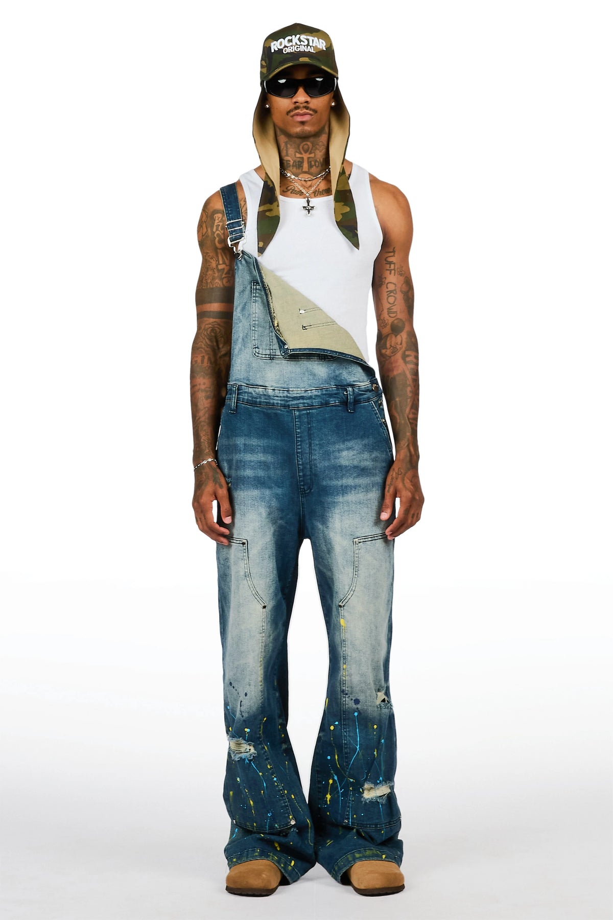 Fustier Blue Painter Denim Overall