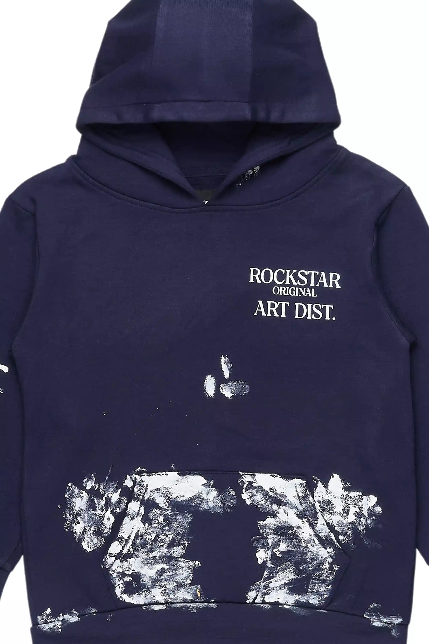 Boys Filip Navy/White Graphic Hoodie