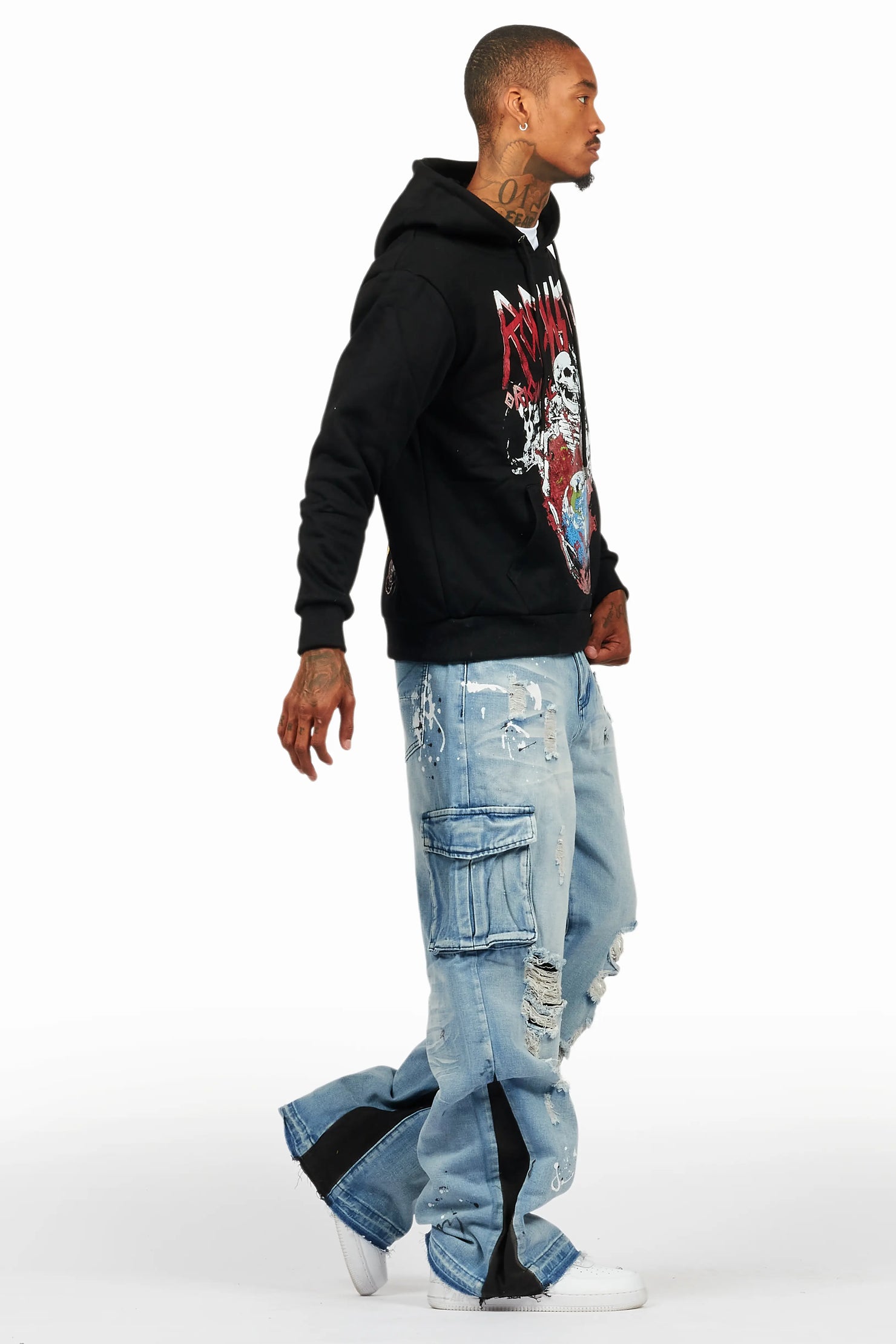 Barrett Black/Blue Hoodie/Baggy Fit Jean Bundle