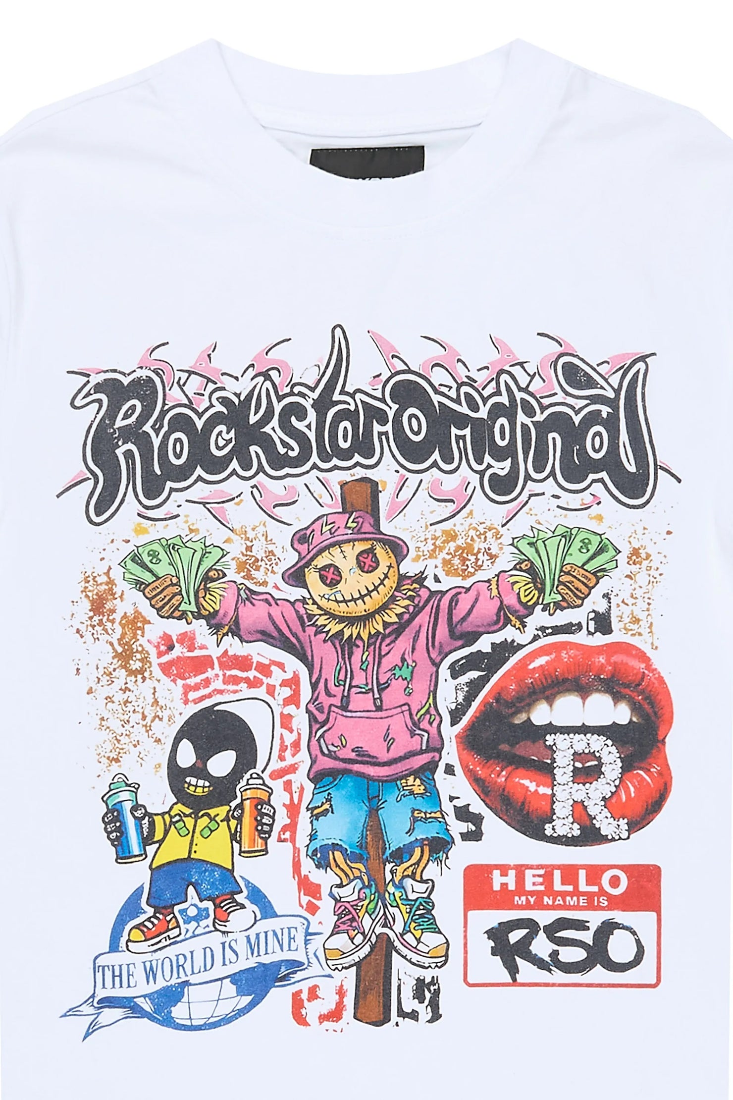 Boys Onyx White Graphic T-Shirt