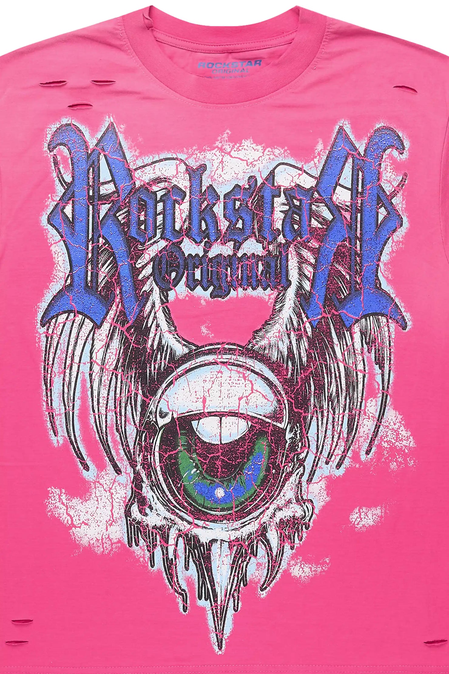 Fenton Fuchsia Oversized Graphic T-Shirt