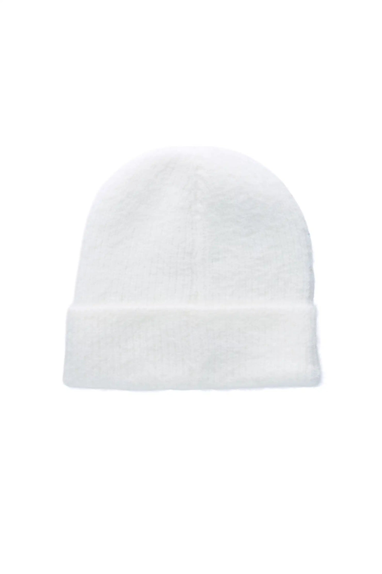 Noir White Rhinestone Beanie