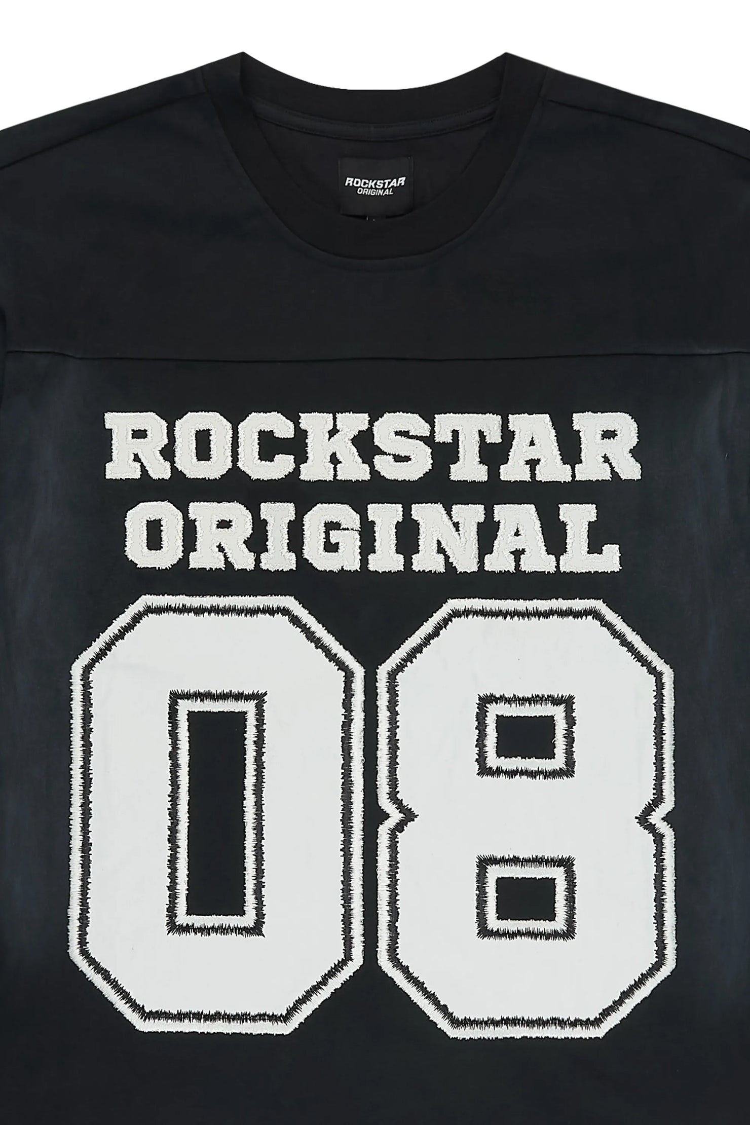 Dasar Black 3/4 Boxy Crop Tee