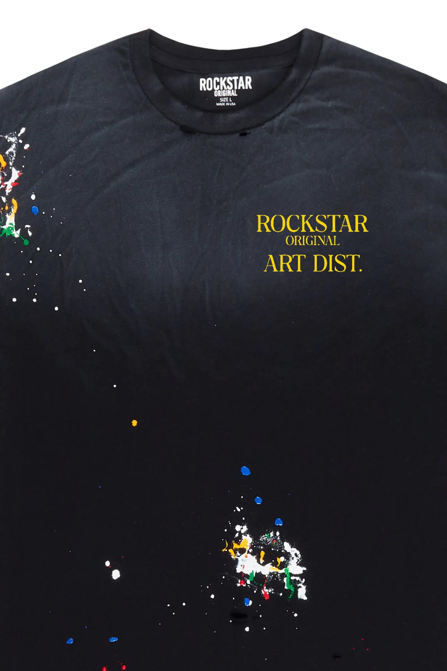 Can't Be Tamed Black/Yellow Oversized Tee