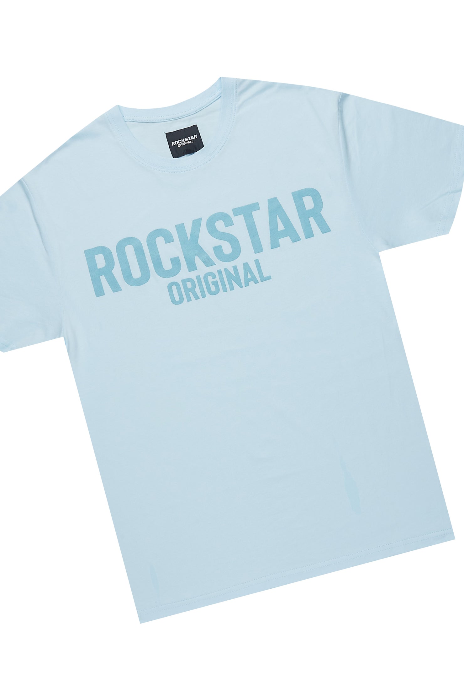 Sana Baby Blue/Blue T-Shirt Cargo Short Set