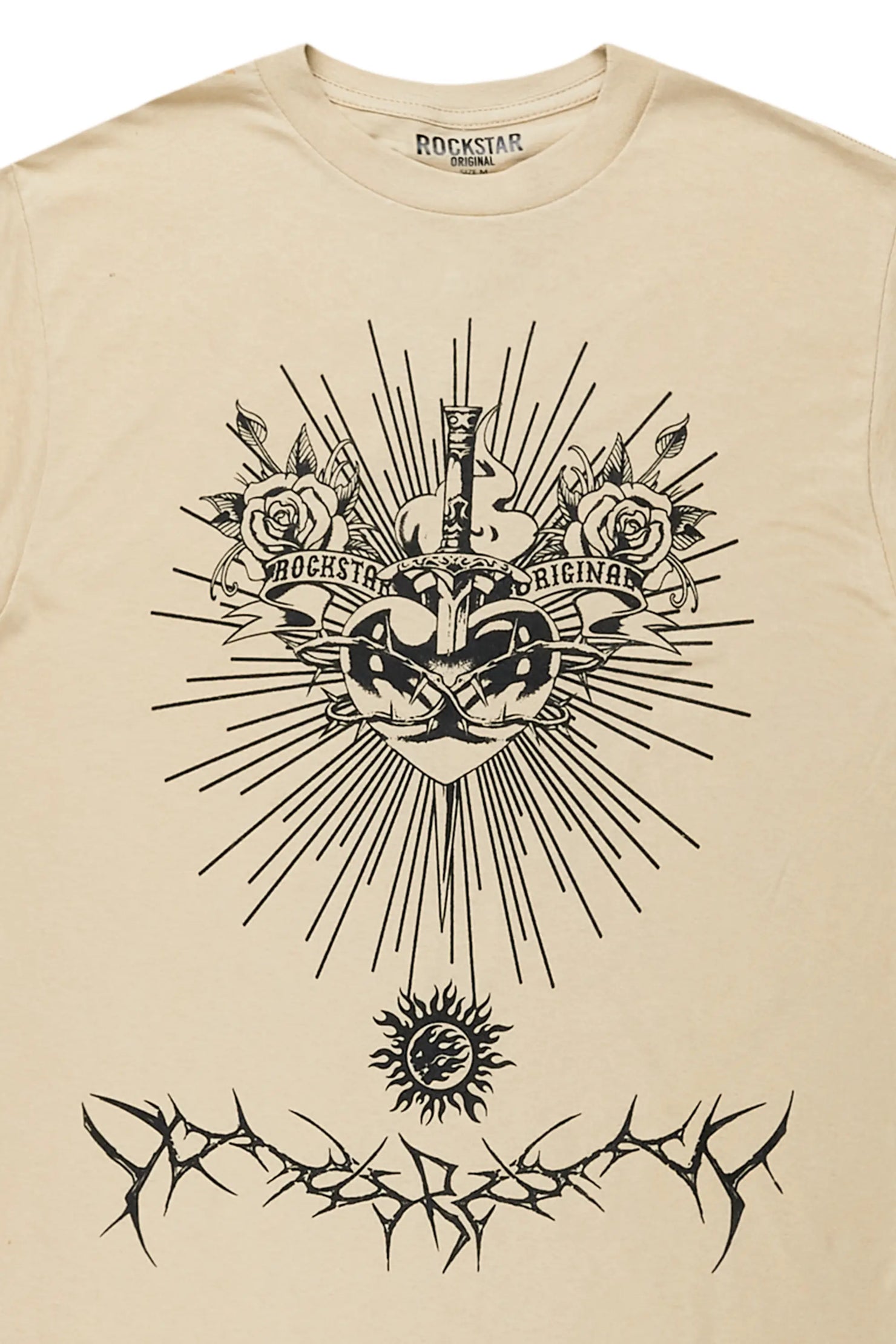 Khyri Beige Oversized T-Shirt