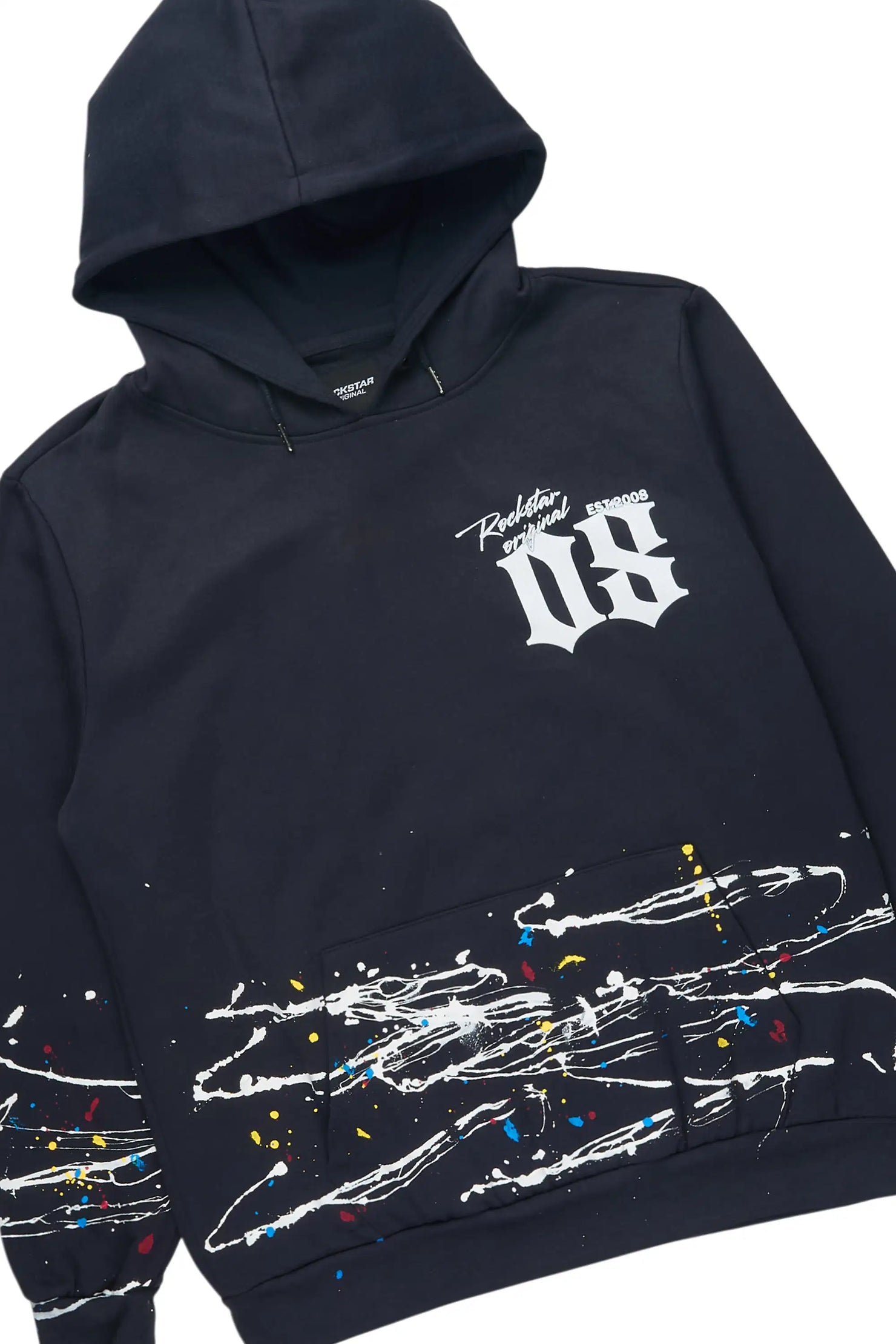 Horia Charcoal/Multi Hoodie/Stacked Flare Track Set