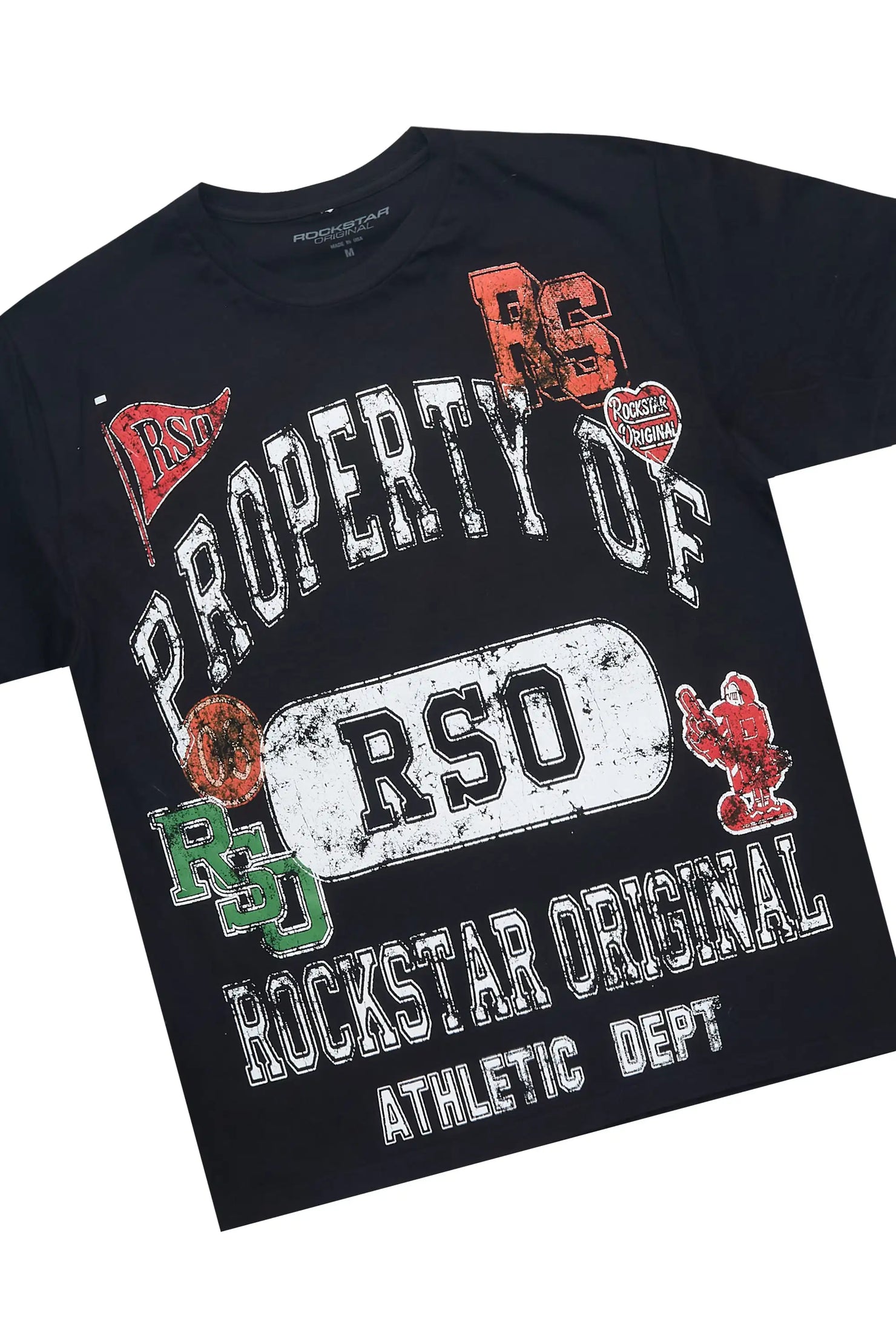 Syrix Black/Multi T-Shirt/Relaxed Track Set