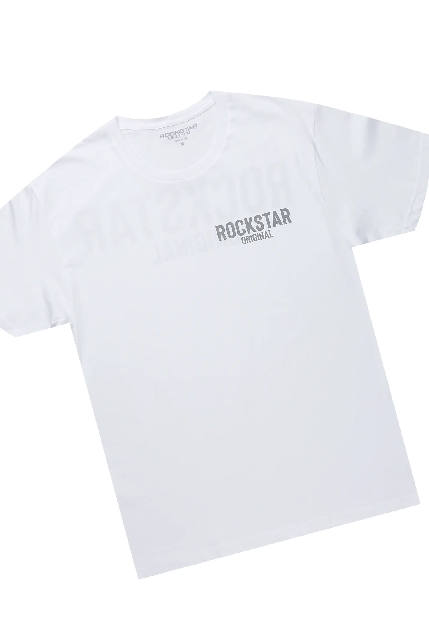 Fana White/Grey T-Shirt Short Set