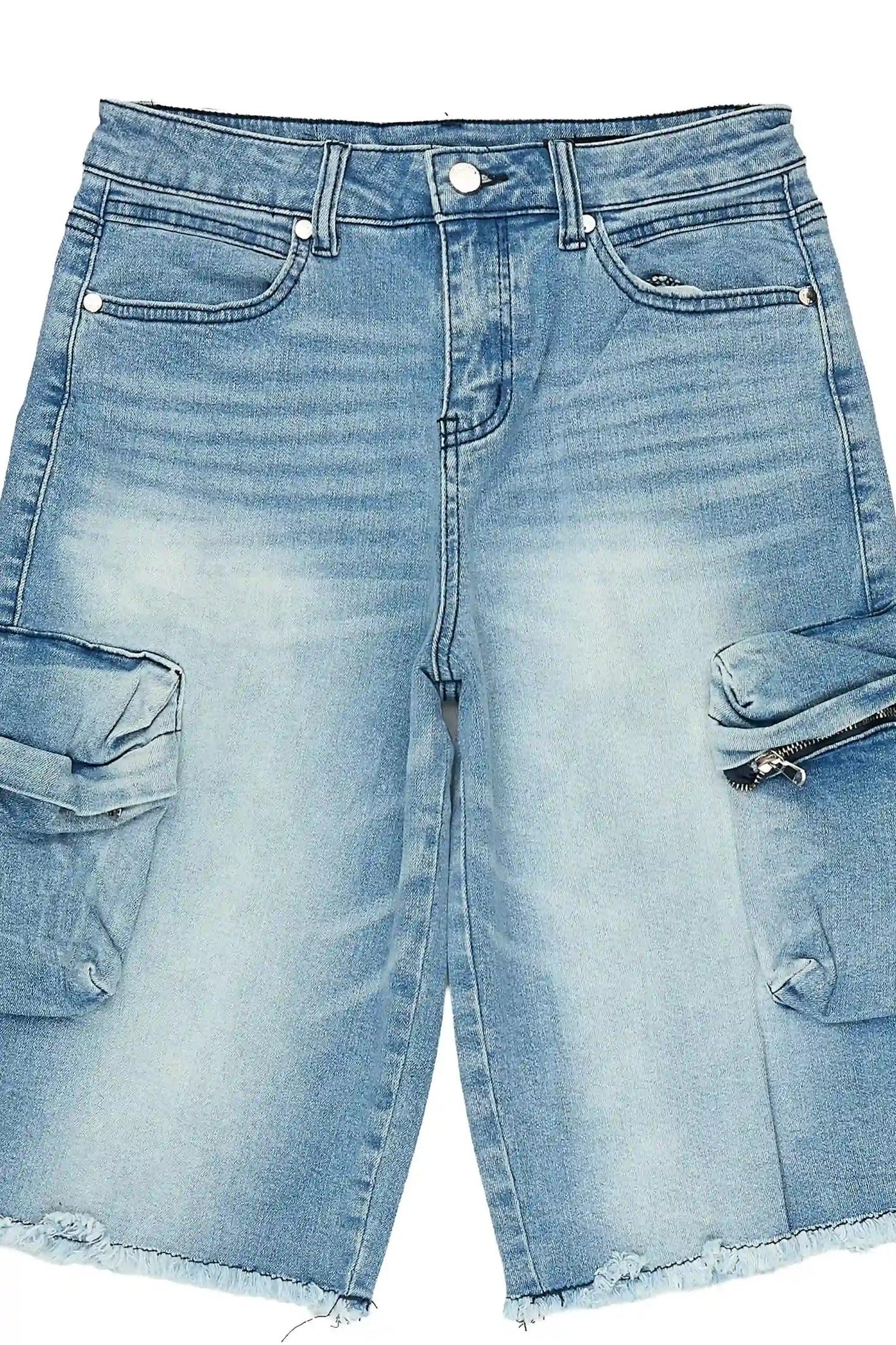 Boys Grand Light Wash Jort
