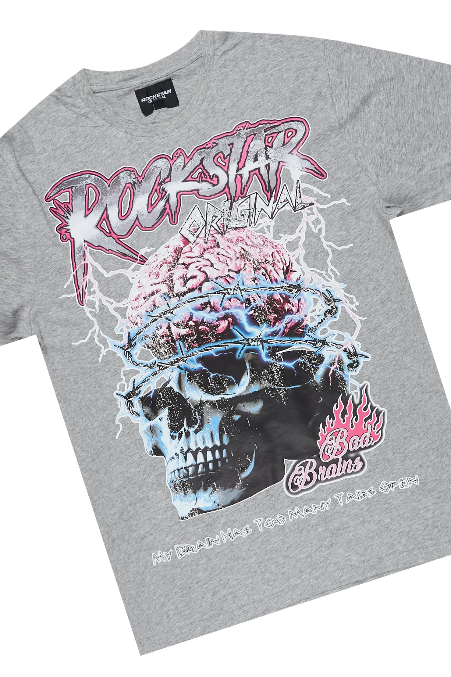 Dexx Grey T-Shirt Short Set