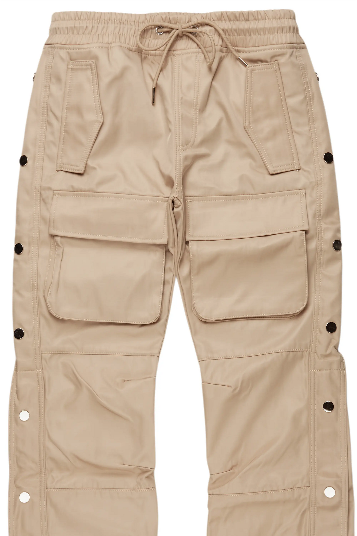 Yuri Beige Nylon Pants