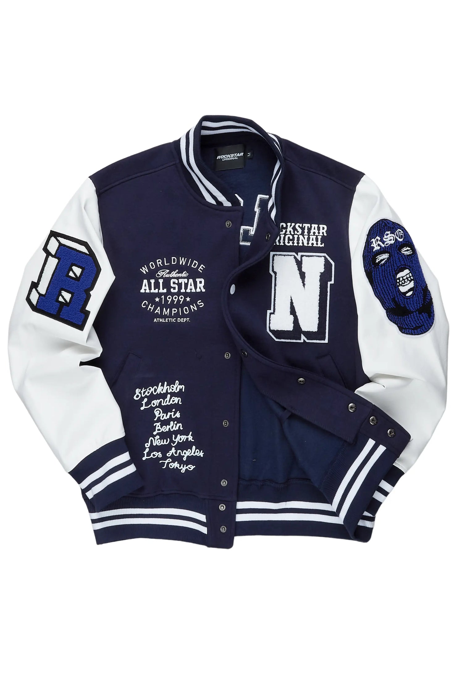 Ennis Navy Varsity Jacket