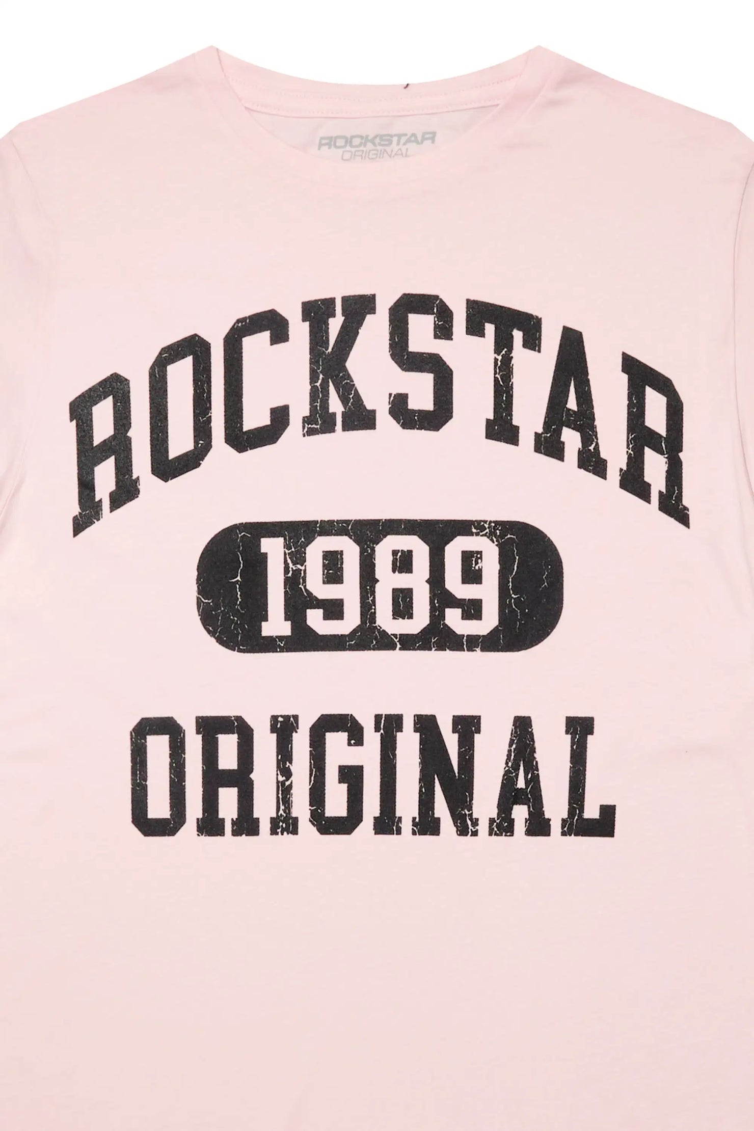 Girls Members Pink/Black Graphic T-Shirt