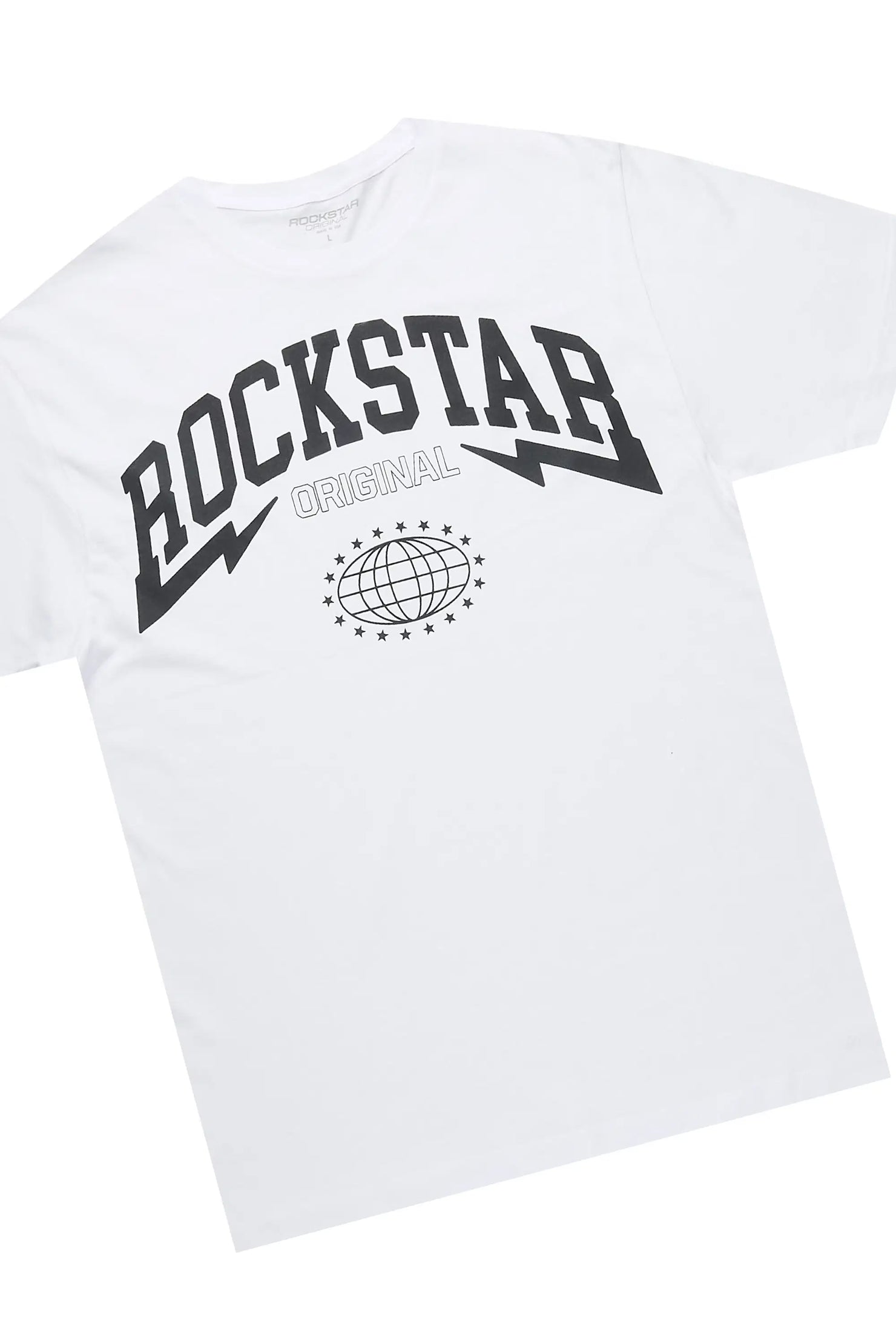 Stori White/Black T-Shirt/ Relaxed Track Set