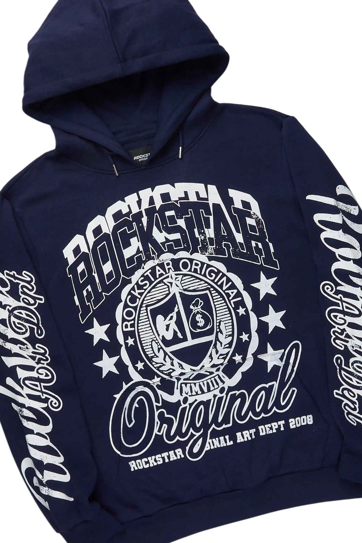 Blazon Navy/White Hoodie/Stacked Pant Track Set