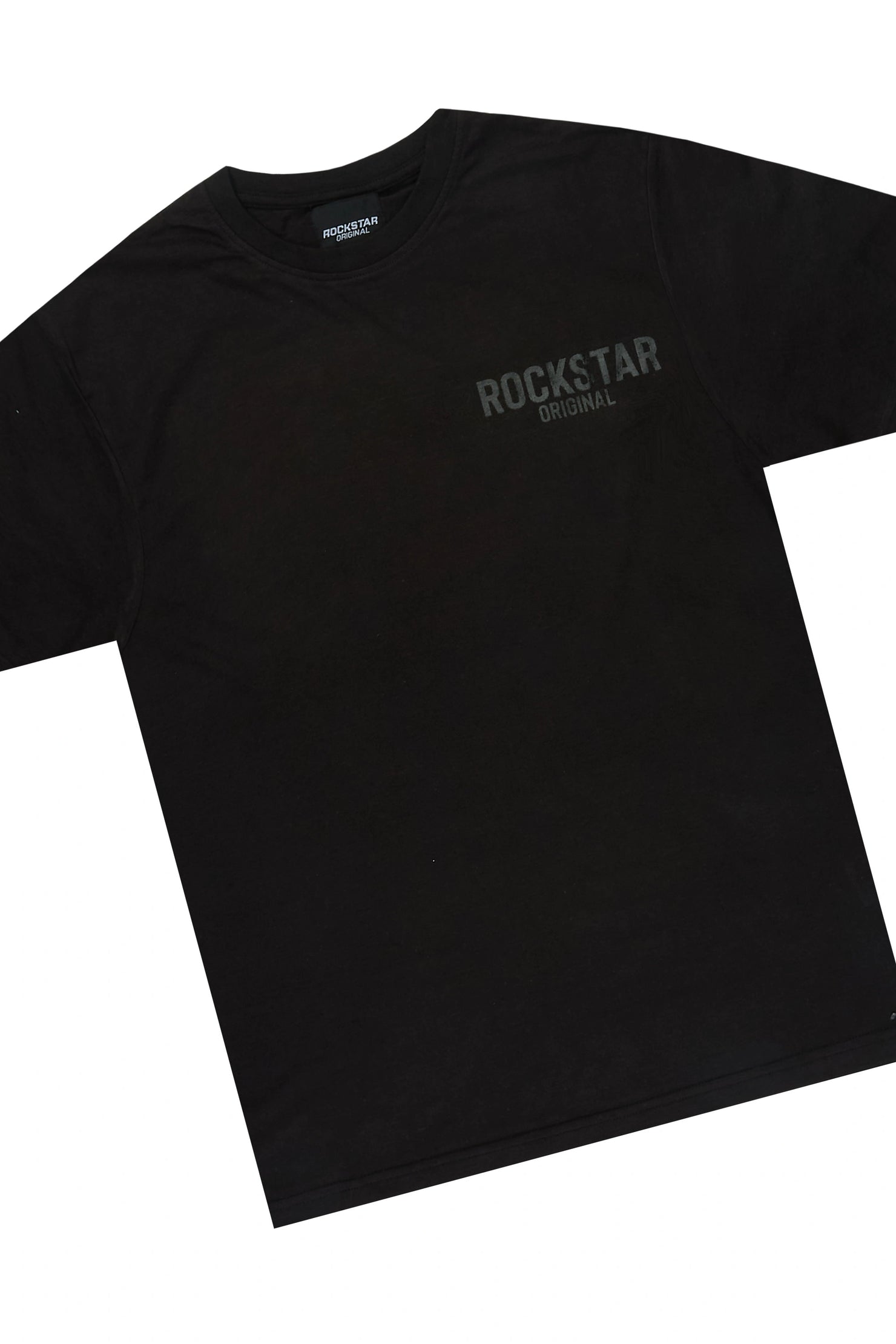 Sana Black Relaxed T-Shirt/Short Set